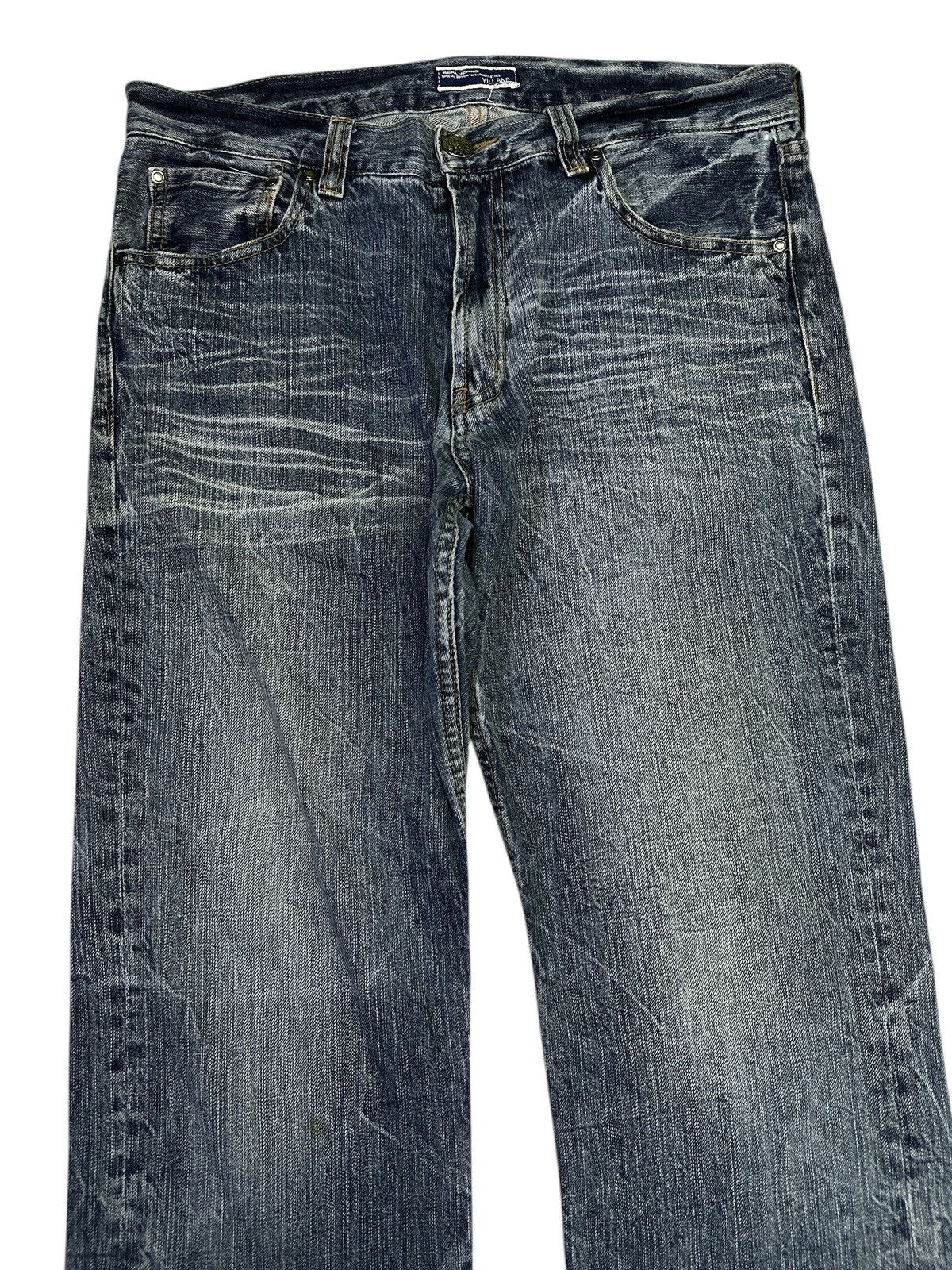 If Six Was Nine Japanese Brand Villand Bootcut Crazy Lightning Denim 💥 Size US 32 / EU 48 - 4 Thumbnail