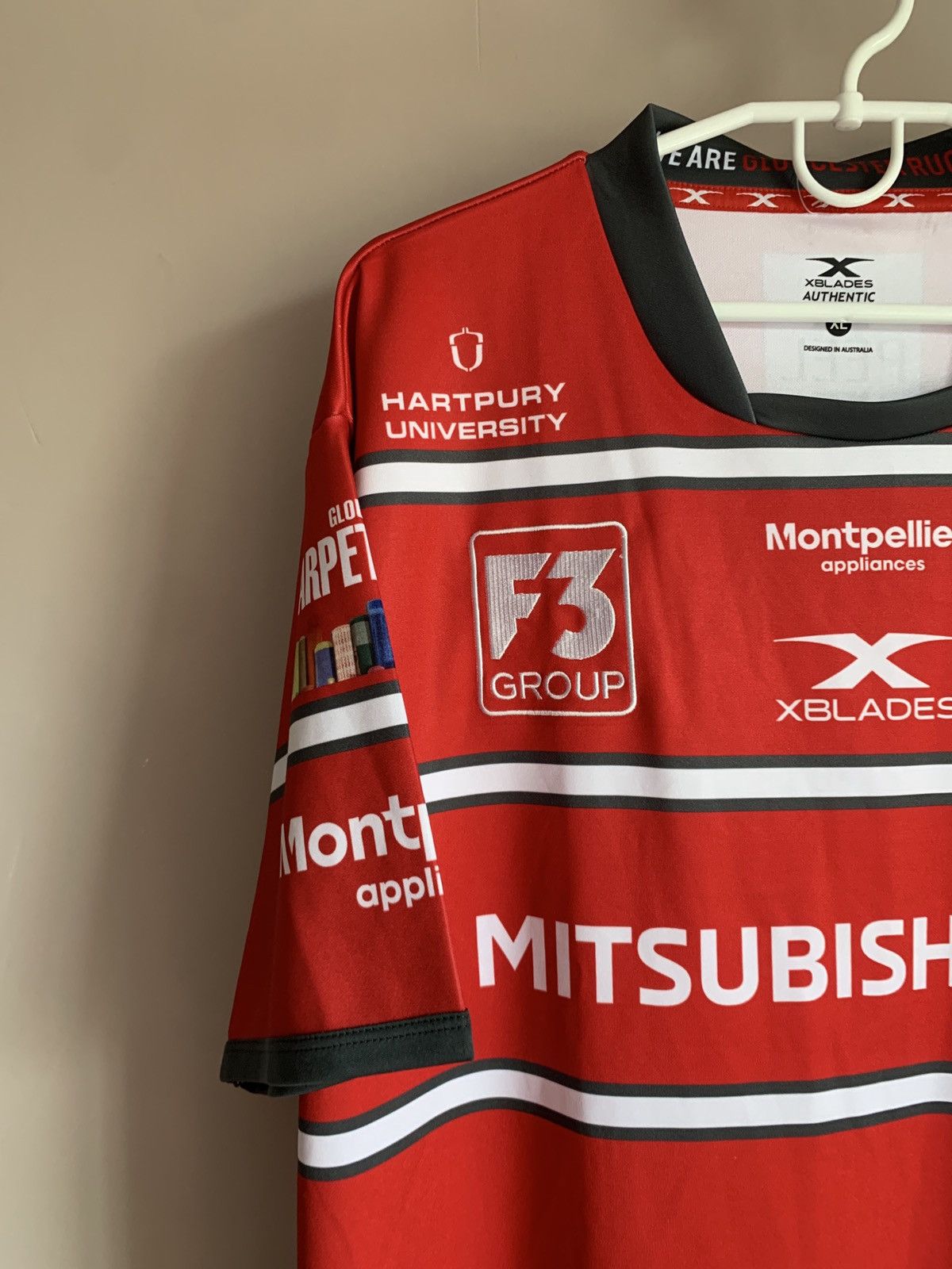 Other Gloucester Rugby Home Rugby Union Shirt Xblades Jersey Sz XL Size US XL / EU 56 / 4 - 3 Thumbnail