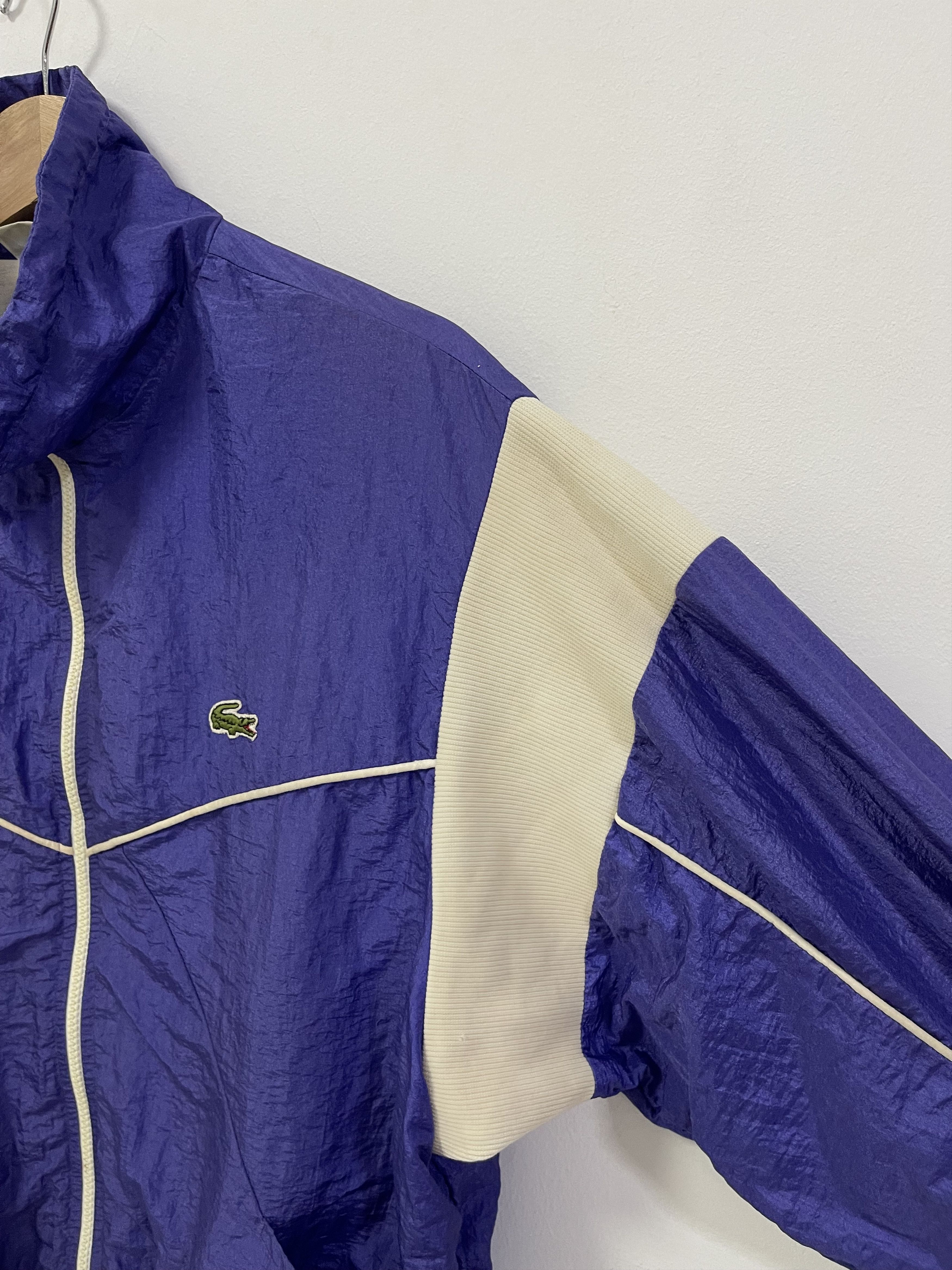 Vintage 90s Lacoste Mini Logo Embroidery Zipper Jacket