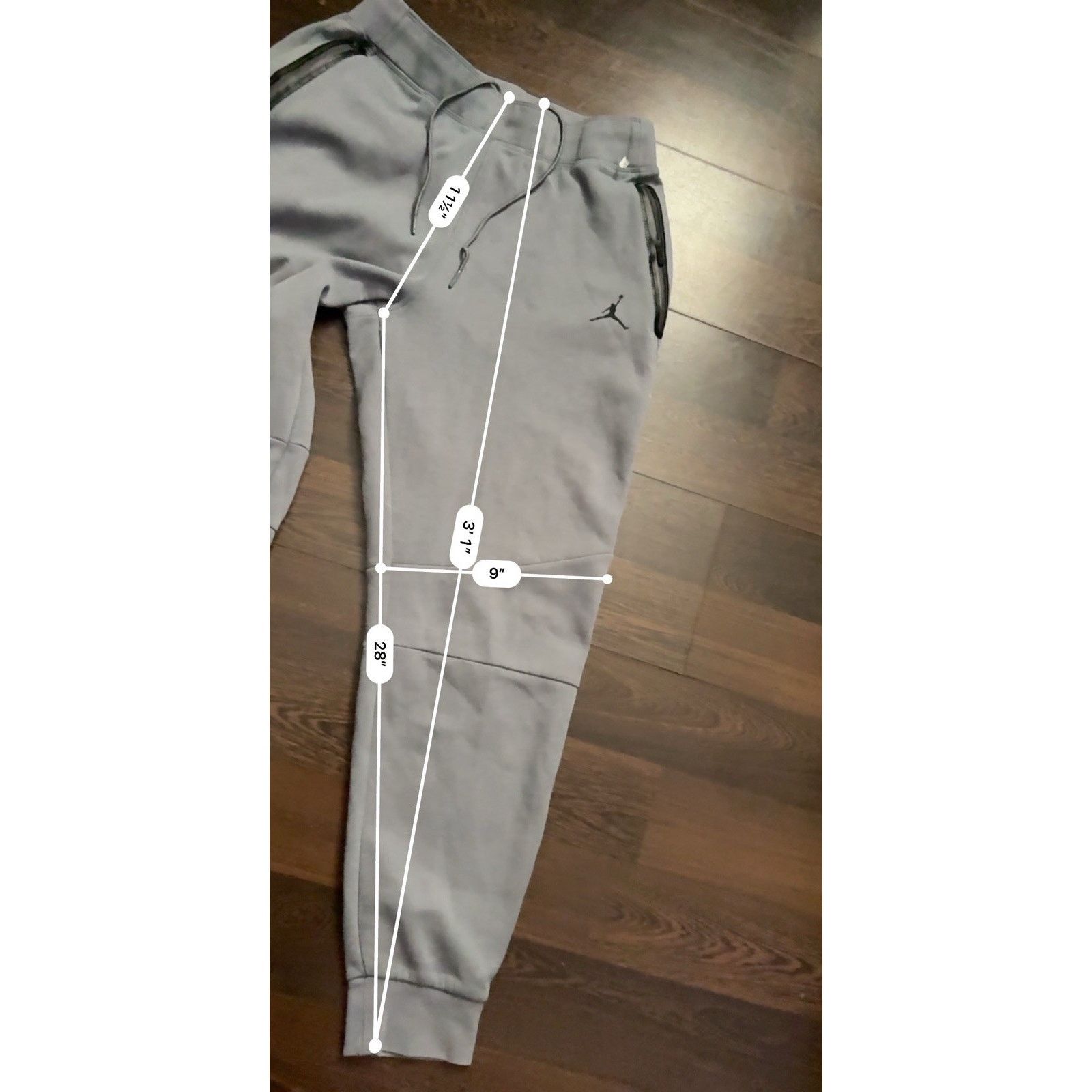 Nike Rare NIKE AIR JORDAN Jogging Suit SLEEVELESS JUMPMAN Sz L Size US L / EU 52-54 / 3 - 19 Thumbnail