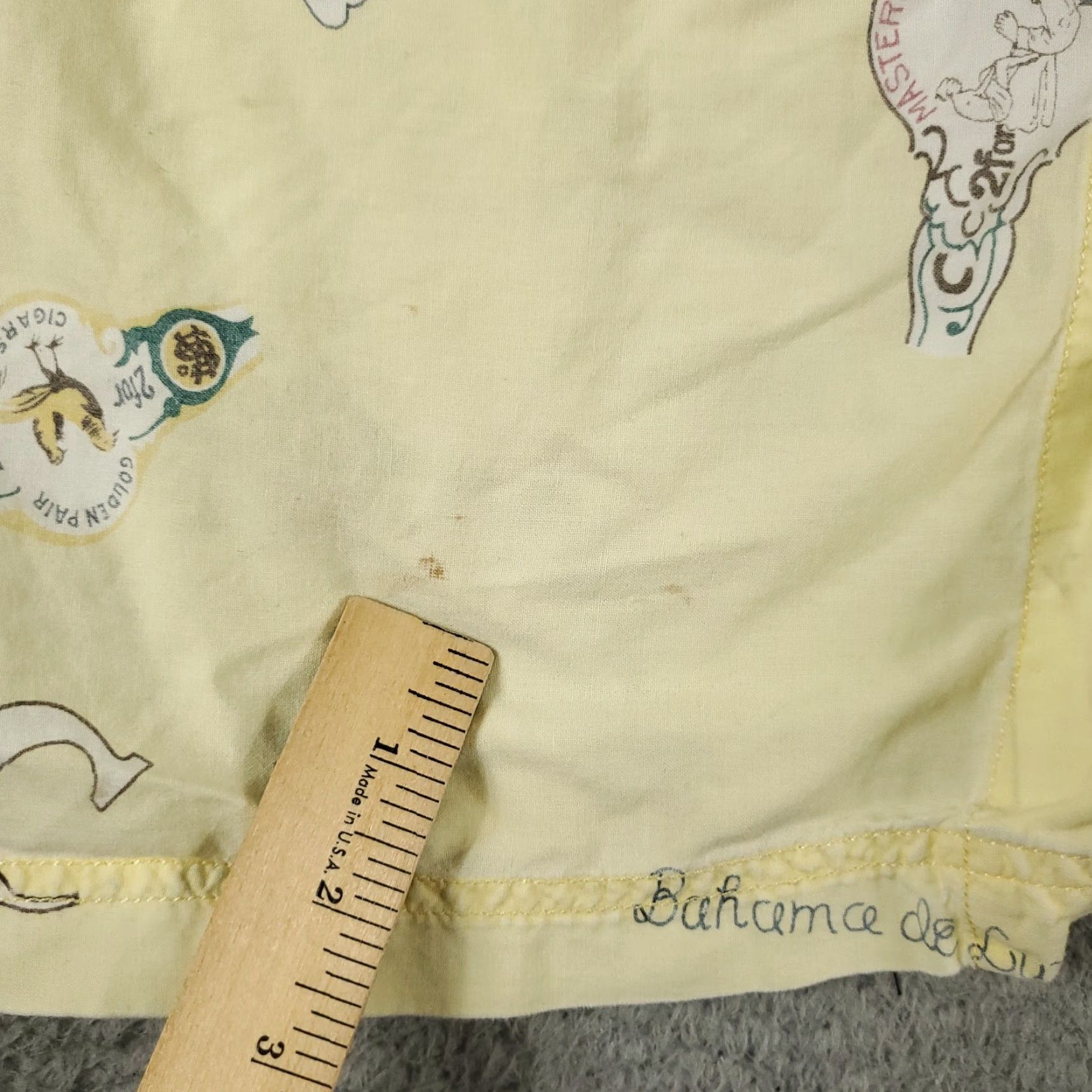 Tommy Bahama Tommy Bahama Shirt Mens Large Yellow Cigar Club Hawaiian Cotton DISTRESSED Shirt Mens Large Yellow Hawaiian Cotton DISTRESSED Size US L / EU 52-54 / 3 - 4 Thumbnail
