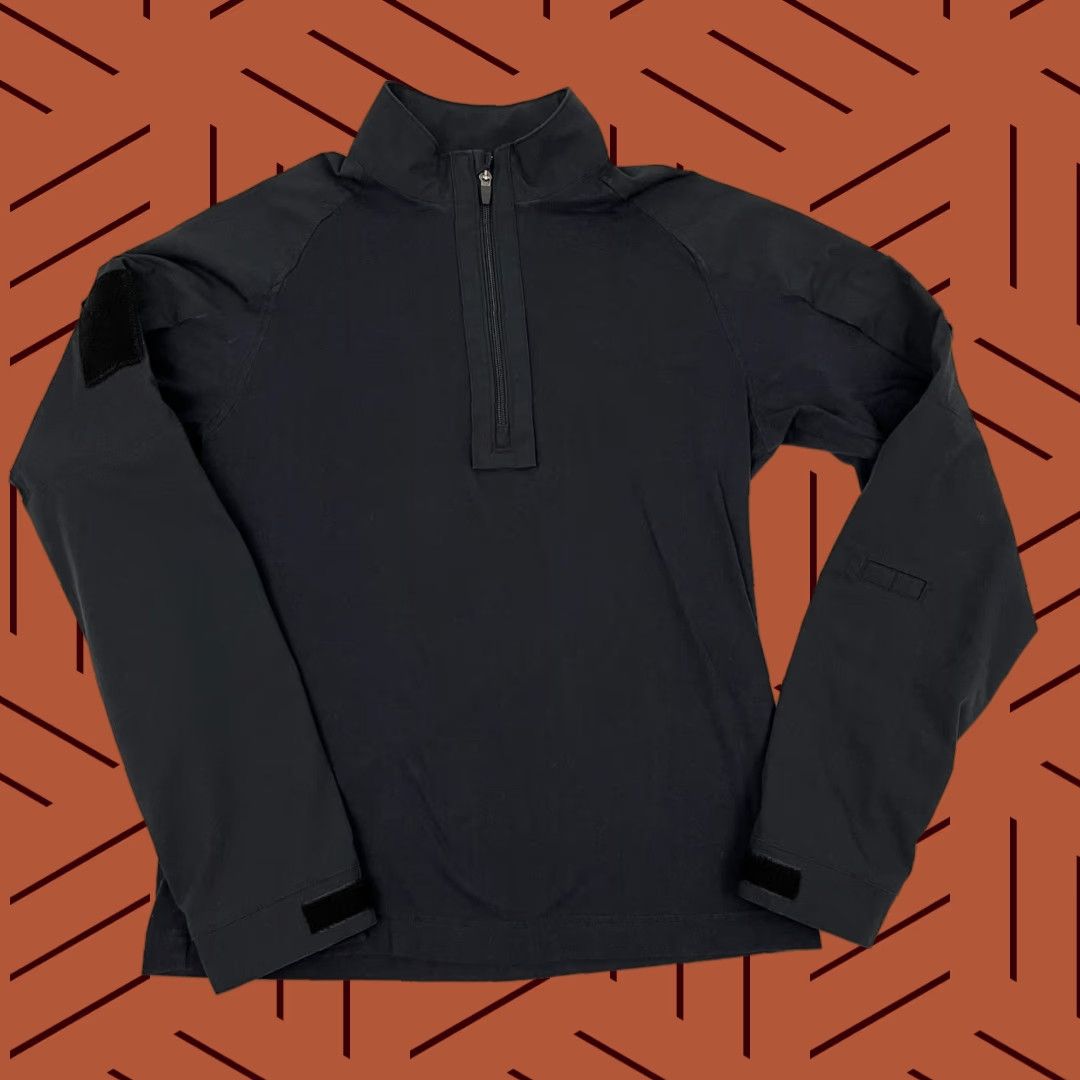 Under Armour Under Armour Tactical Duty Shirt Mens Large Black Quarter Zip Pullover 1242375 Size US L / EU 52-54 / 3 - 1 Thumbnail