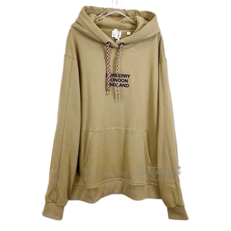 Burberry Burberry Beige Cotton Long Sleeve Hoodie. Size XL / US 12-14 / IT 48-50 - 1 Thumbnail