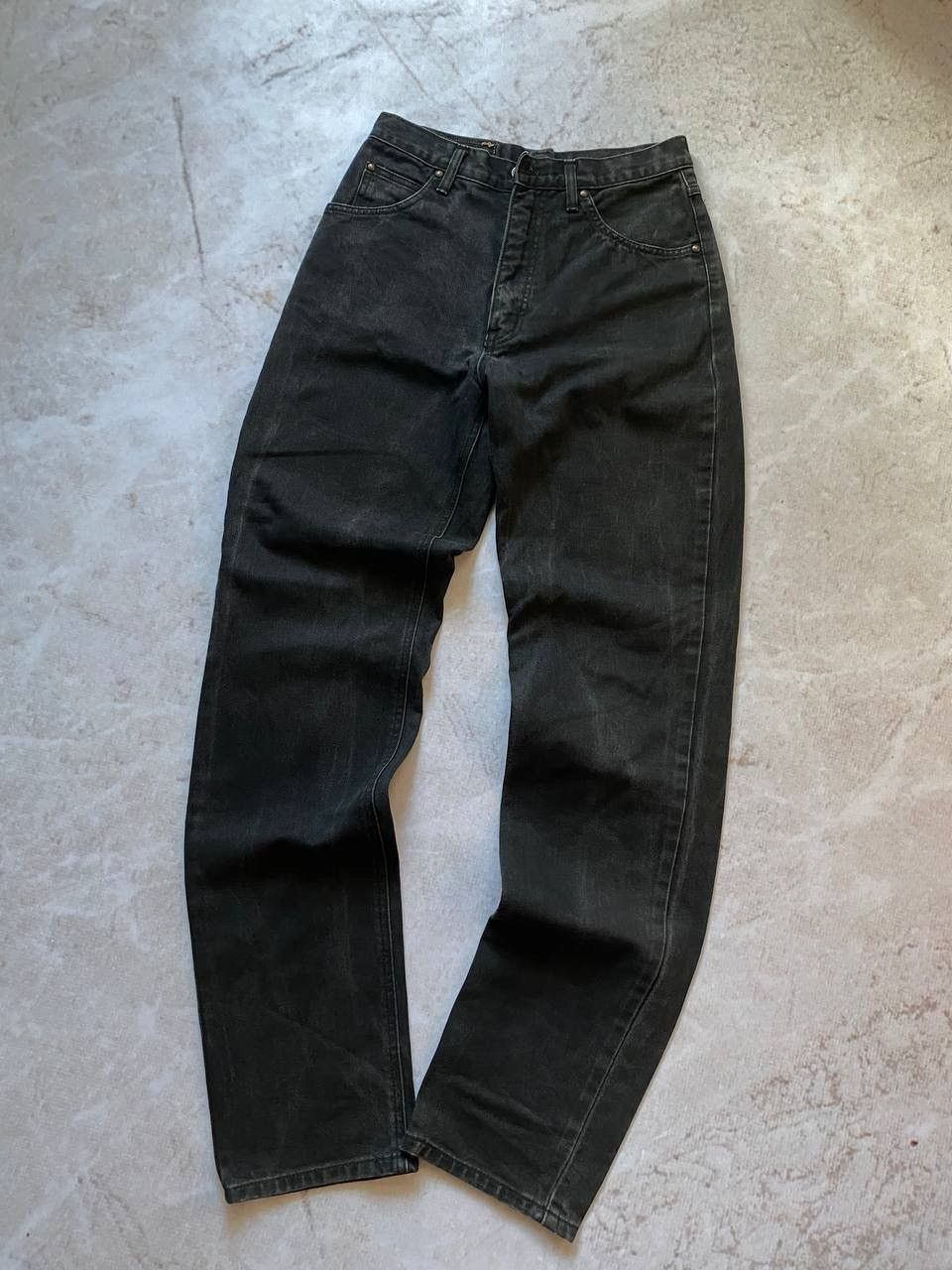Edwin × Japanese Brand × Vintage Vintage Edwin Faded Denim Pants Regular Fit Black Size US 30 / EU 46 - 2 Thumbnail
