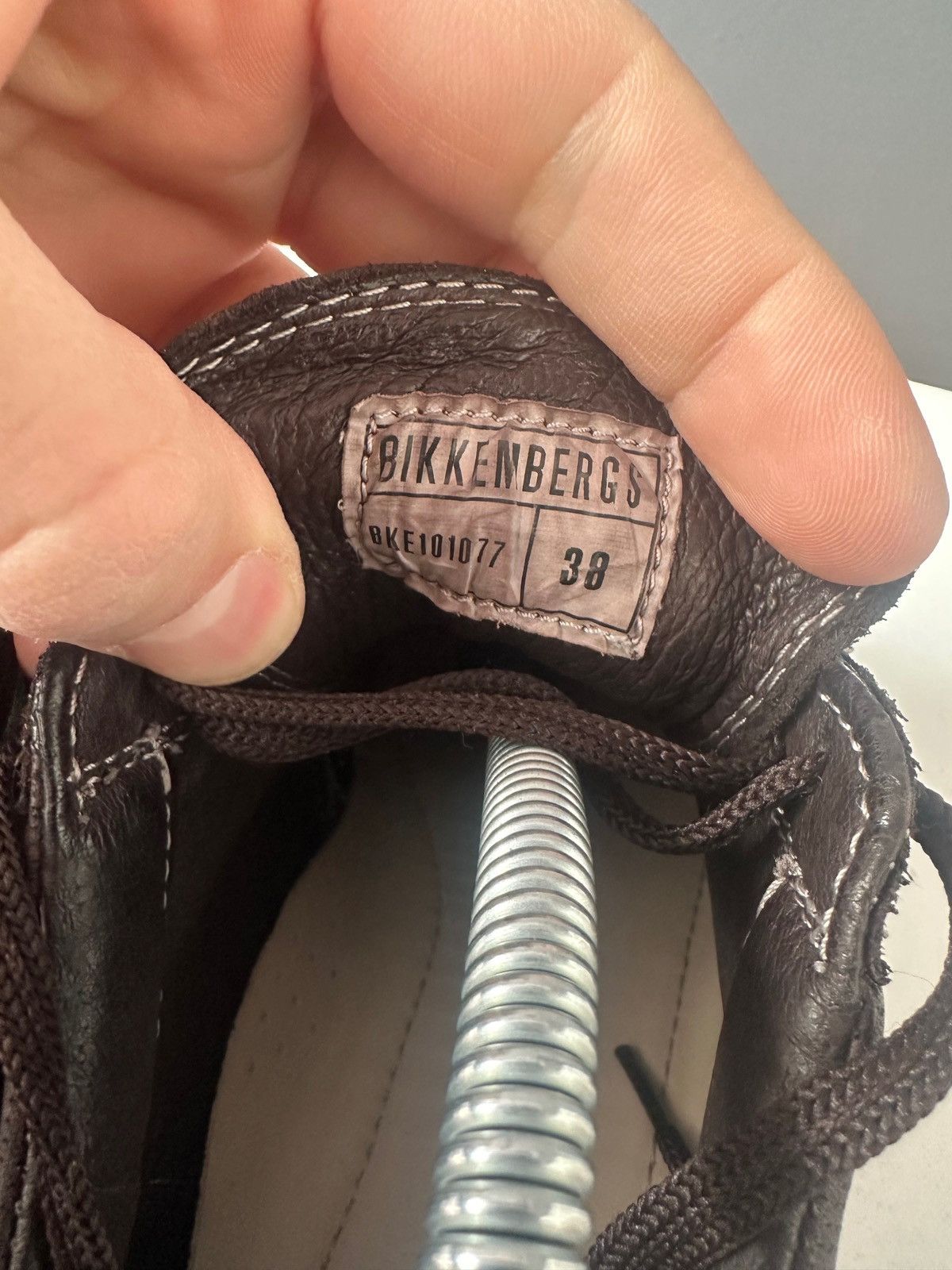 Dirk Bikkembergs Dirk Bikkembergs Low top brown leather sneakers Size US 8 / IT 38 - 10 Thumbnail