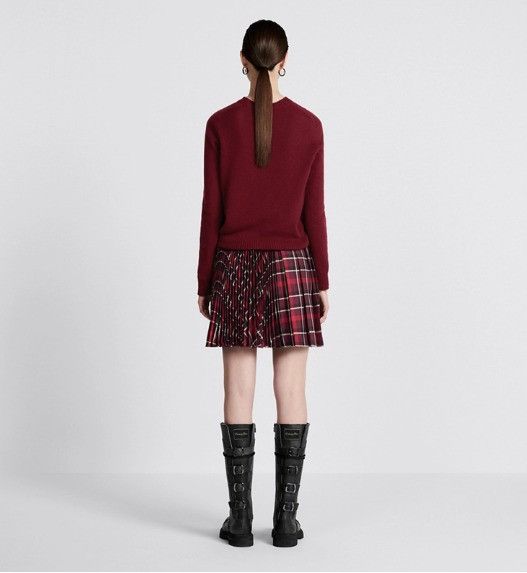Dior o1w1db10225 Pleated Short Skirt in Multicolor Size 28" / US 6 / IT 42 - 4 Thumbnail