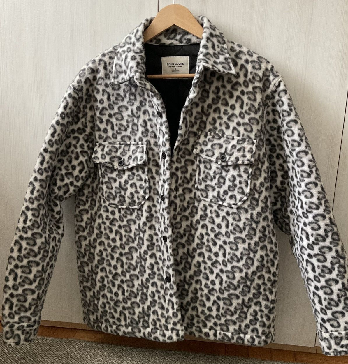 Noon Goons Noon Goons Leopard Quilted Jacket Made in LA (USA) Size US S / EU 44-46 / 1 - 1 Thumbnail