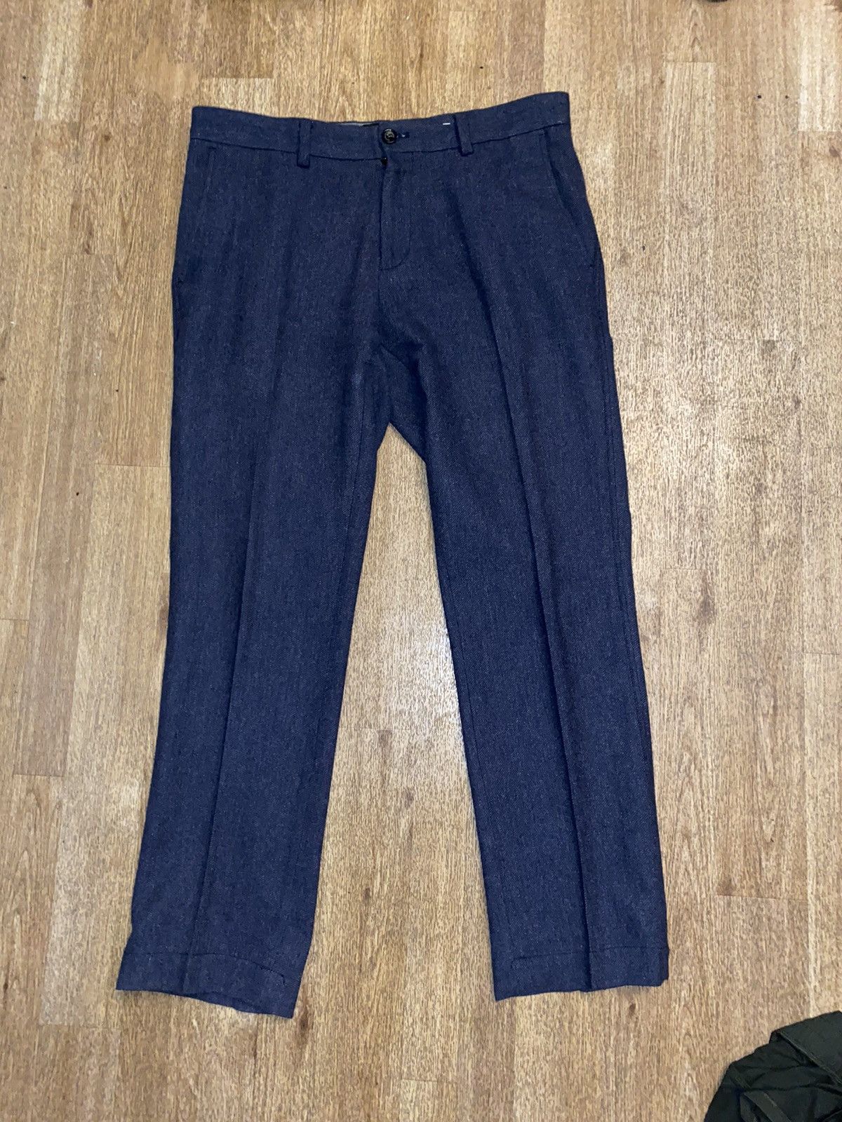 Vintage Vintage Wool Trousers Size US 33 - 4 Thumbnail