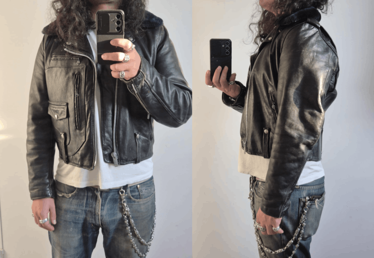 Harley Davidson Vintage D-pocket leather jacket Size US M / EU 48-50 / 2 - 9 Thumbnail