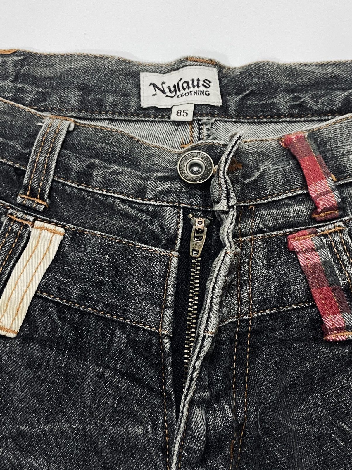 Other Nylaus Double Waist Distressed Denim Size US 34 / EU 50 - 5 Thumbnail