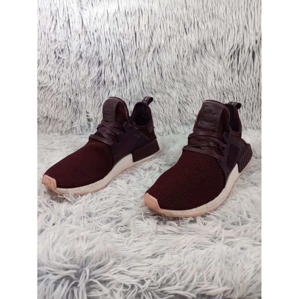 Adidas Adidas NMD XR1 Burgundy Boost Sneakers Size US 10 Size US 10 / IT 40 - 4 Thumbnail