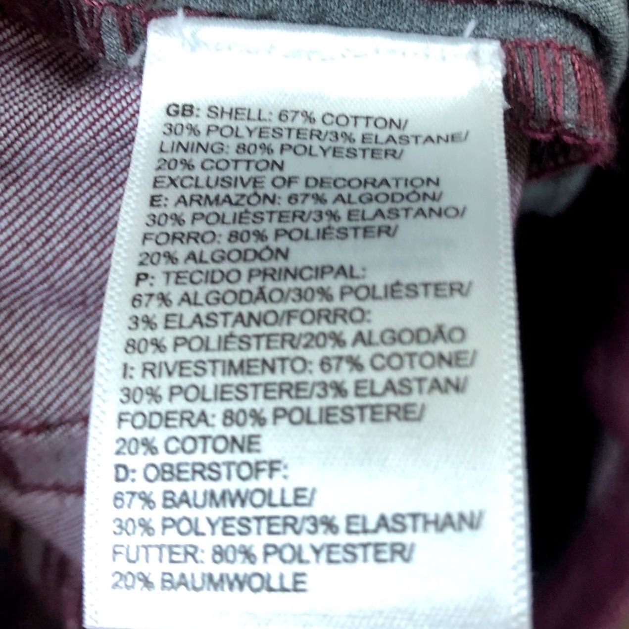 The North Face The North Face Womens Pants Plum Purple High Rise Slim Stretch 12 Size 34" / US 12 / IT 48 - 5 Thumbnail
