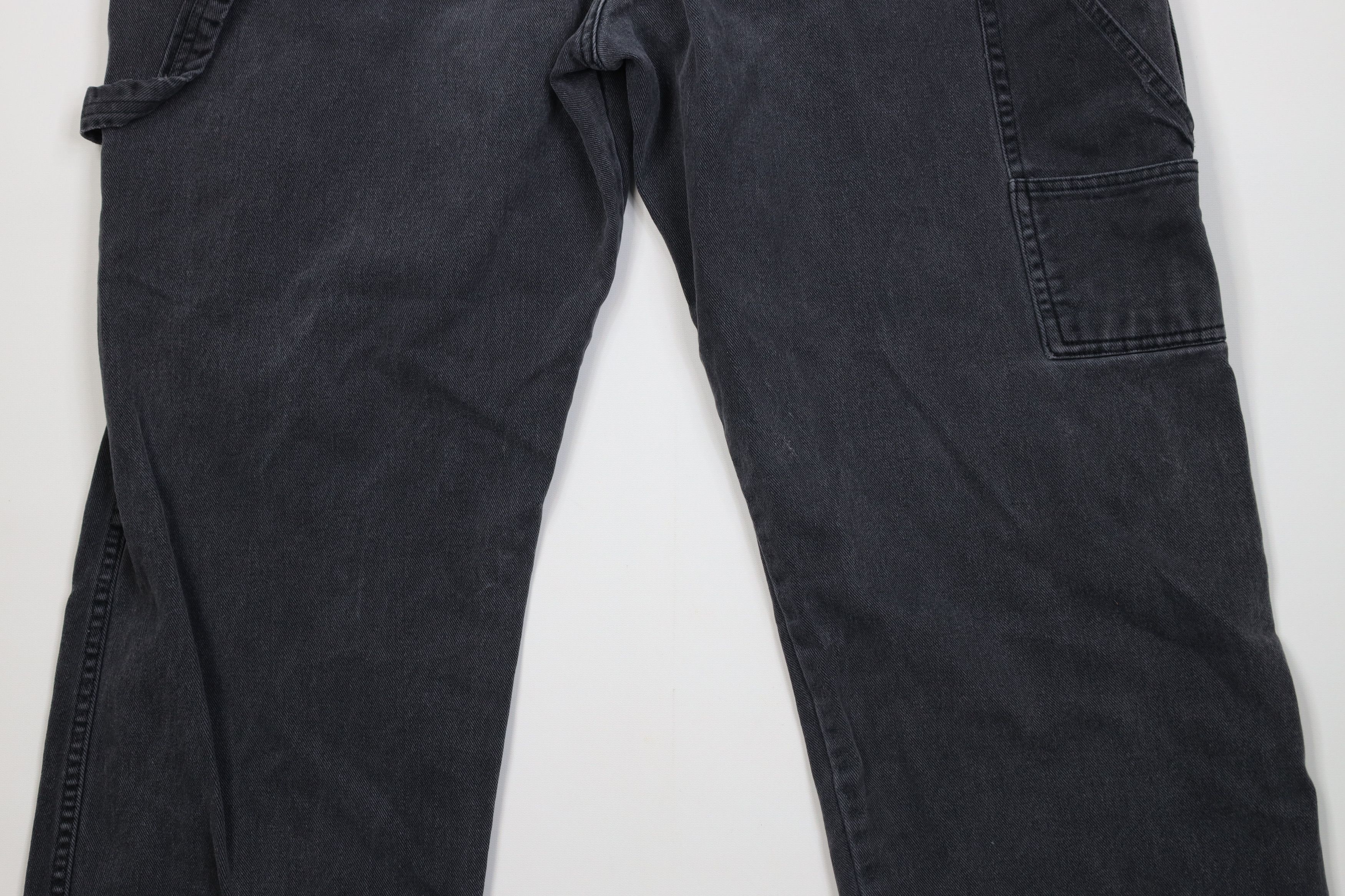 Vintage Vintage 90s Streetwear Baggy Wide Leg Dungaree Denim Jeans Size US 42 / EU 58 - 11 Thumbnail