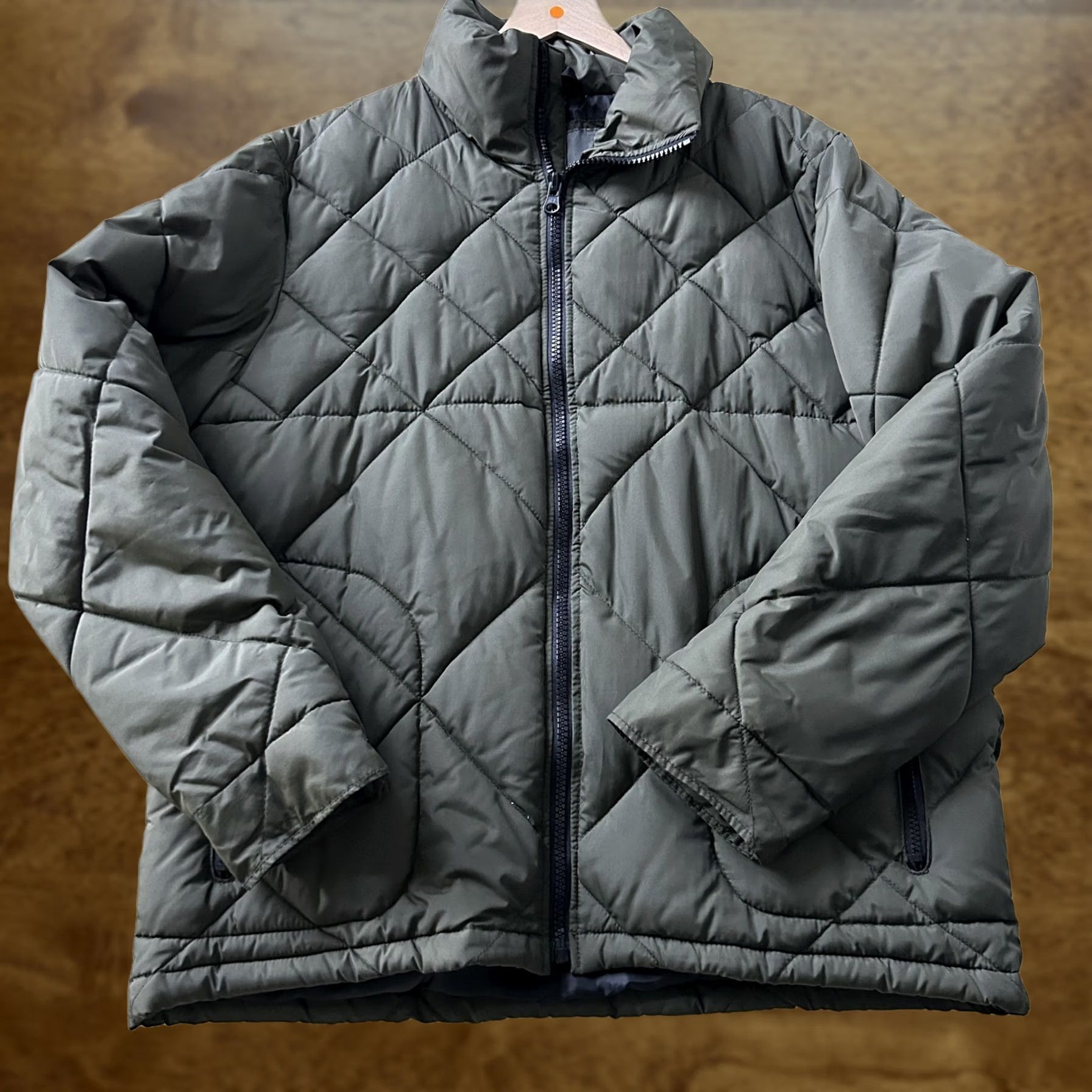 Old Navy Old Navy Jacket Mens Large Green Puffer Quilted Full Zip Insulated Warm Outdoor Size US L / EU 52-54 / 3 - 1 Thumbnail