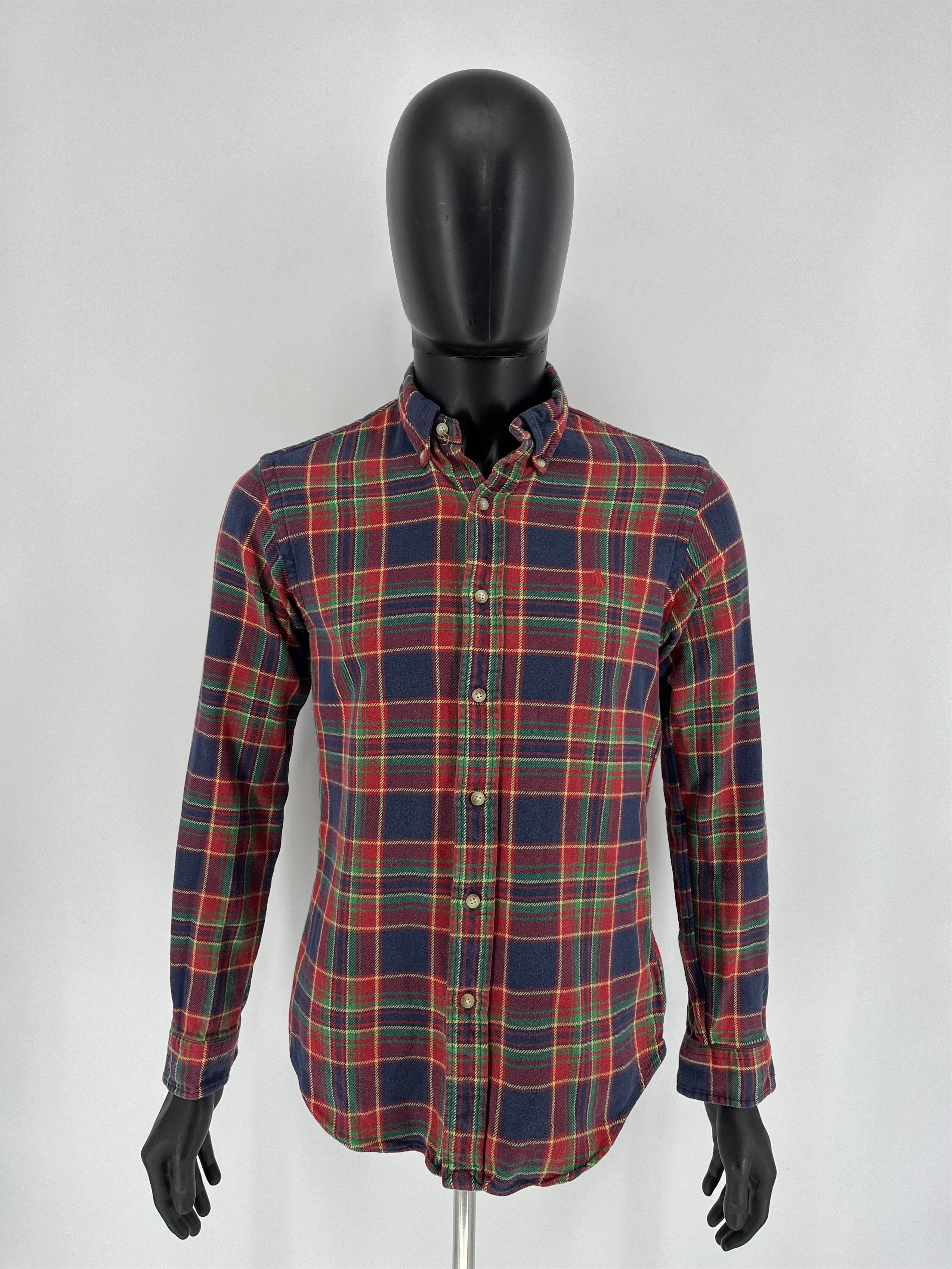Polo Ralph Lauren × Ralph Lauren Vintage Flannel Polo Raplh Lauren Plaid Shirt Travis style Size US S / EU 44-46 / 1 - 2 Thumbnail