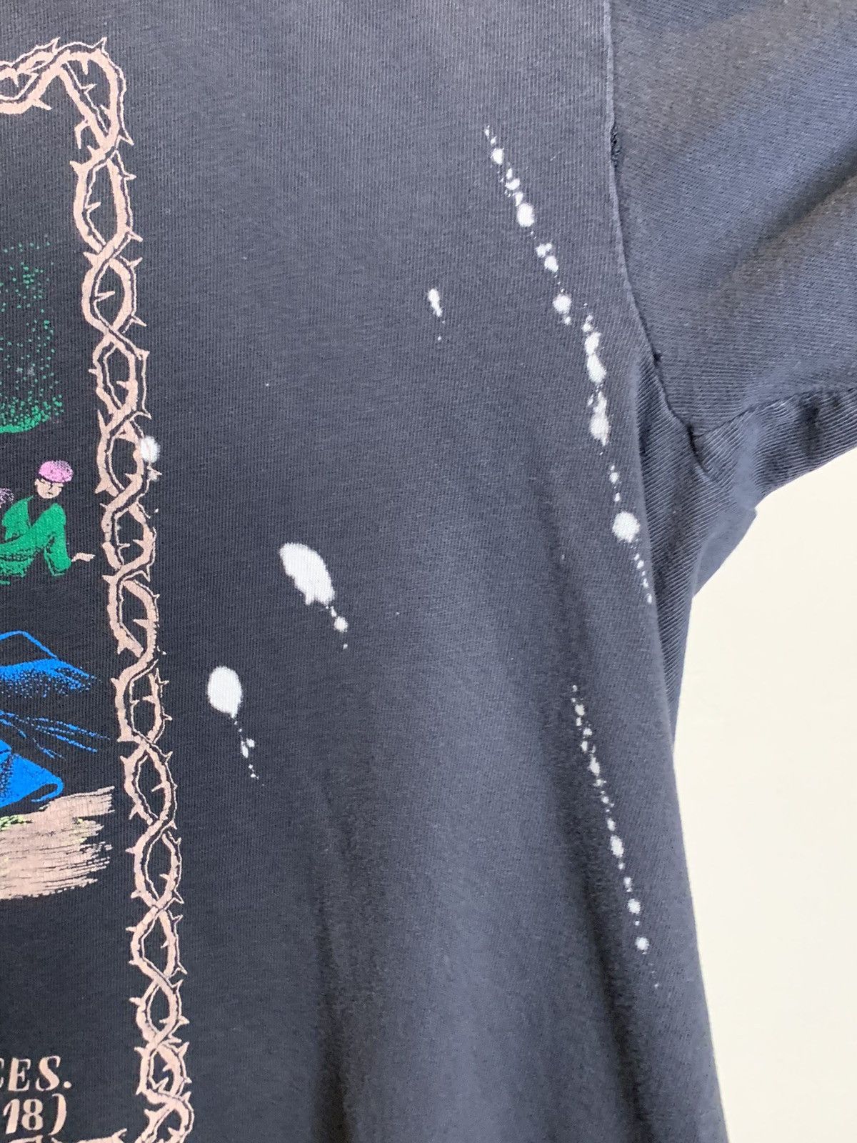 Vintage *RARE* Vintage 80’s Jesus Christ Rejoice Single Stitch Shirt Size US XL / EU 56 / 4 - 8 Thumbnail