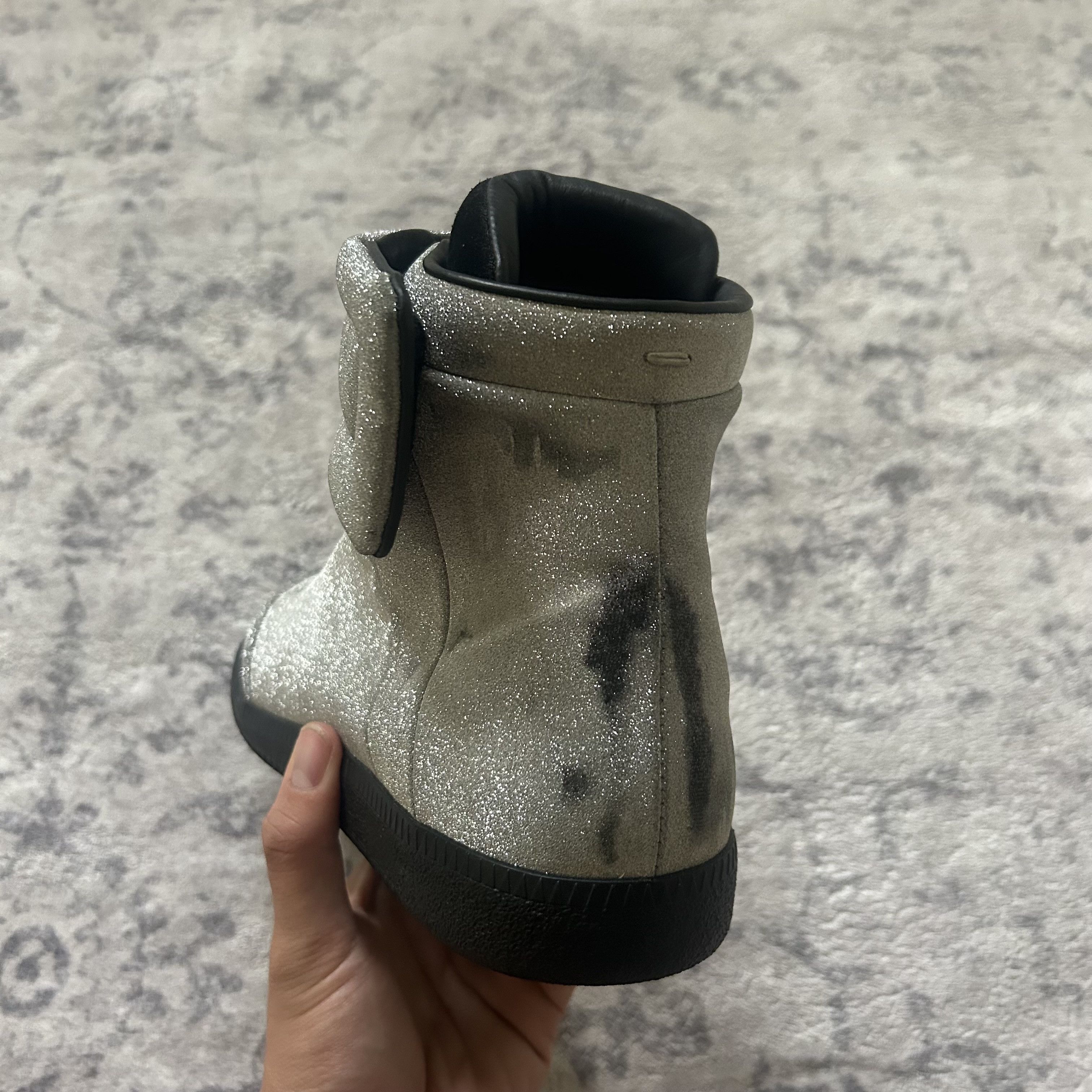 Maison Margiela Glitter Future Hi Top Shoes