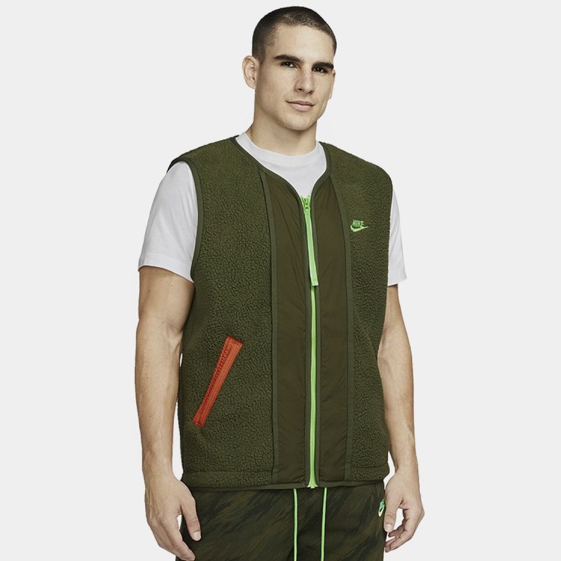 Nike NWT❗️Nike Sherpa Fleece essentials drill vest y2k Size US M / EU 48-50 / 2 - 3 Thumbnail