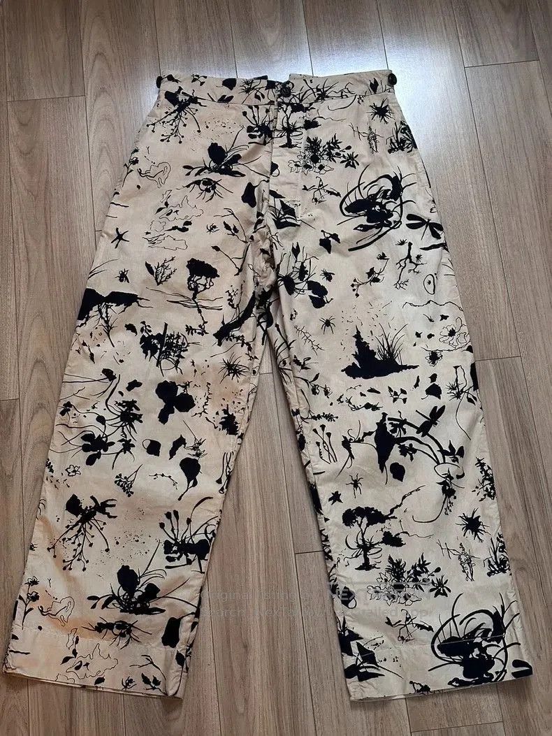 John Alexander Skelton John Alexander Skelton Cotton trousers with floral pattern. Size US 30 / EU 46 - 1 Thumbnail