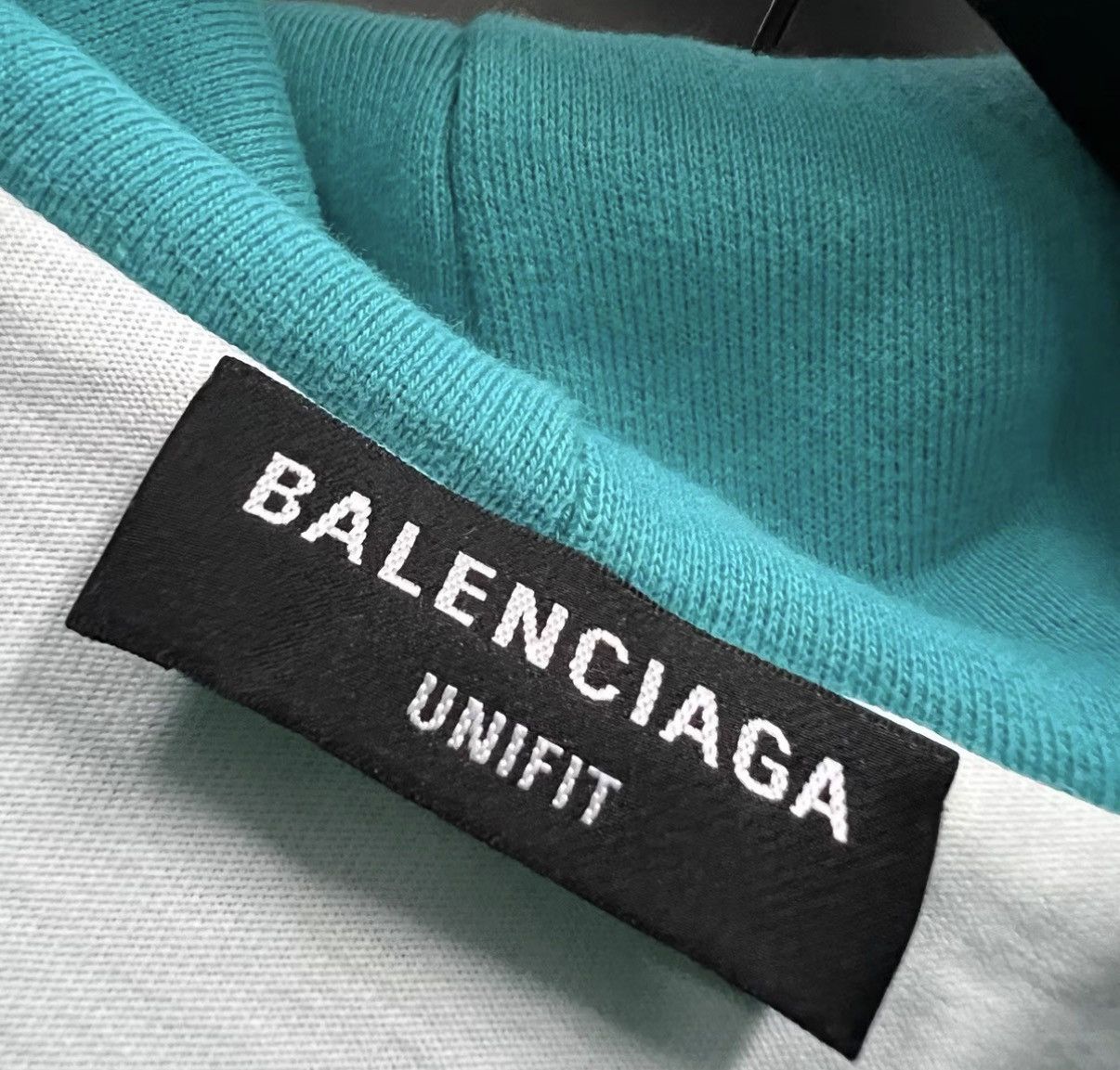 Balenciaga Balenciaga lake green destroyed logo hoodie J41 Size US XS / EU 42 / 0 - 3 Thumbnail