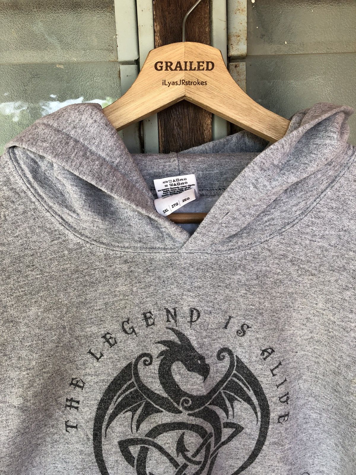 Japanese Brand × Vintage Vintage The Legend is Alice Movie Hoodie Size US XXL / EU 58 / 5 - 9 Thumbnail