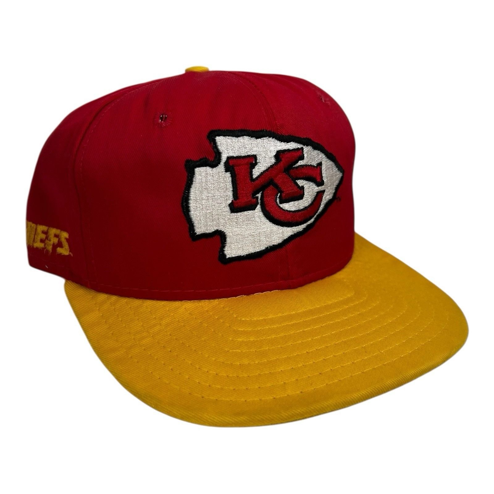 Vintage Vintage Kansas City Chiefs Snapback Hat Cap AJD 90s Made In Size ONE SIZE - 1 Thumbnail
