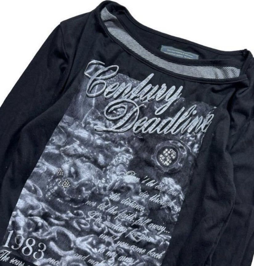 Designer × Japanese Brand × Vintage Night Rider “Century Deadline 1983” Layered Longsleeve Size US M / EU 48-50 / 2 - 5 Thumbnail