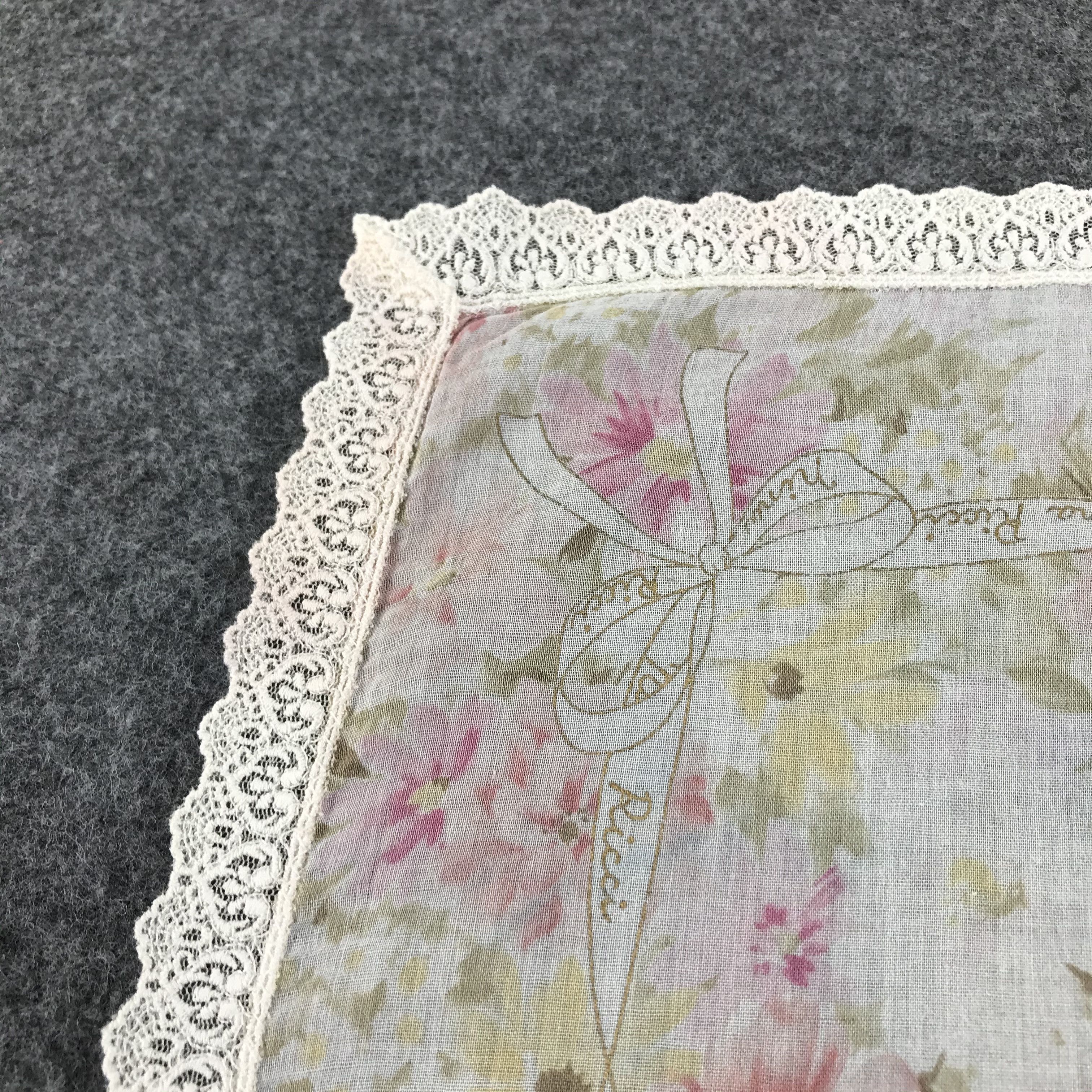 Nina Ricci Nina Ricci Floral Handkerchief Neckerchief Bandana H181 Size ONE SIZE - 7 Thumbnail