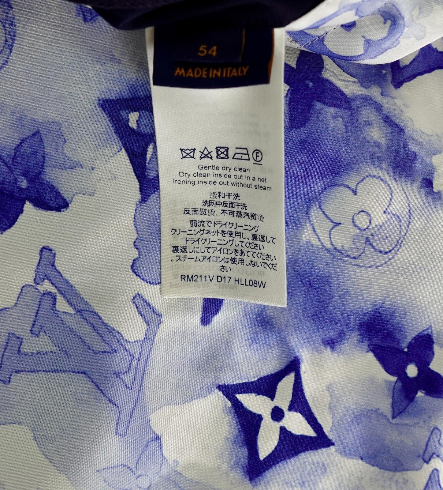 Louis Vuitton Louis Vuitton Monogram Denim Varsity Jacket in Navy Blue Size ONE SIZE - 9 Thumbnail