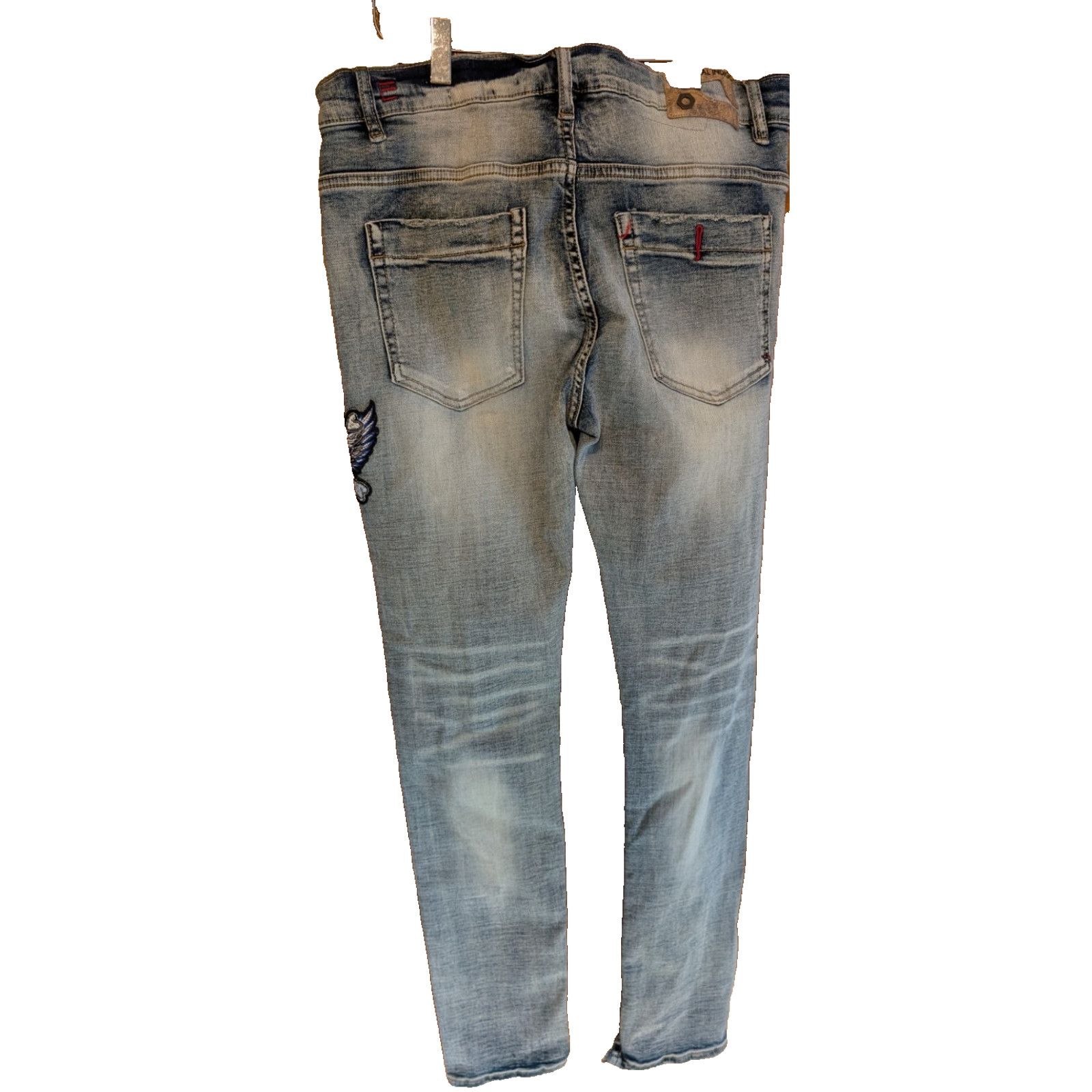 Other Men's Jeans Y2K Grunge Size 36x33 Patch Skate Street Size US 36 / EU 52 - 3 Thumbnail