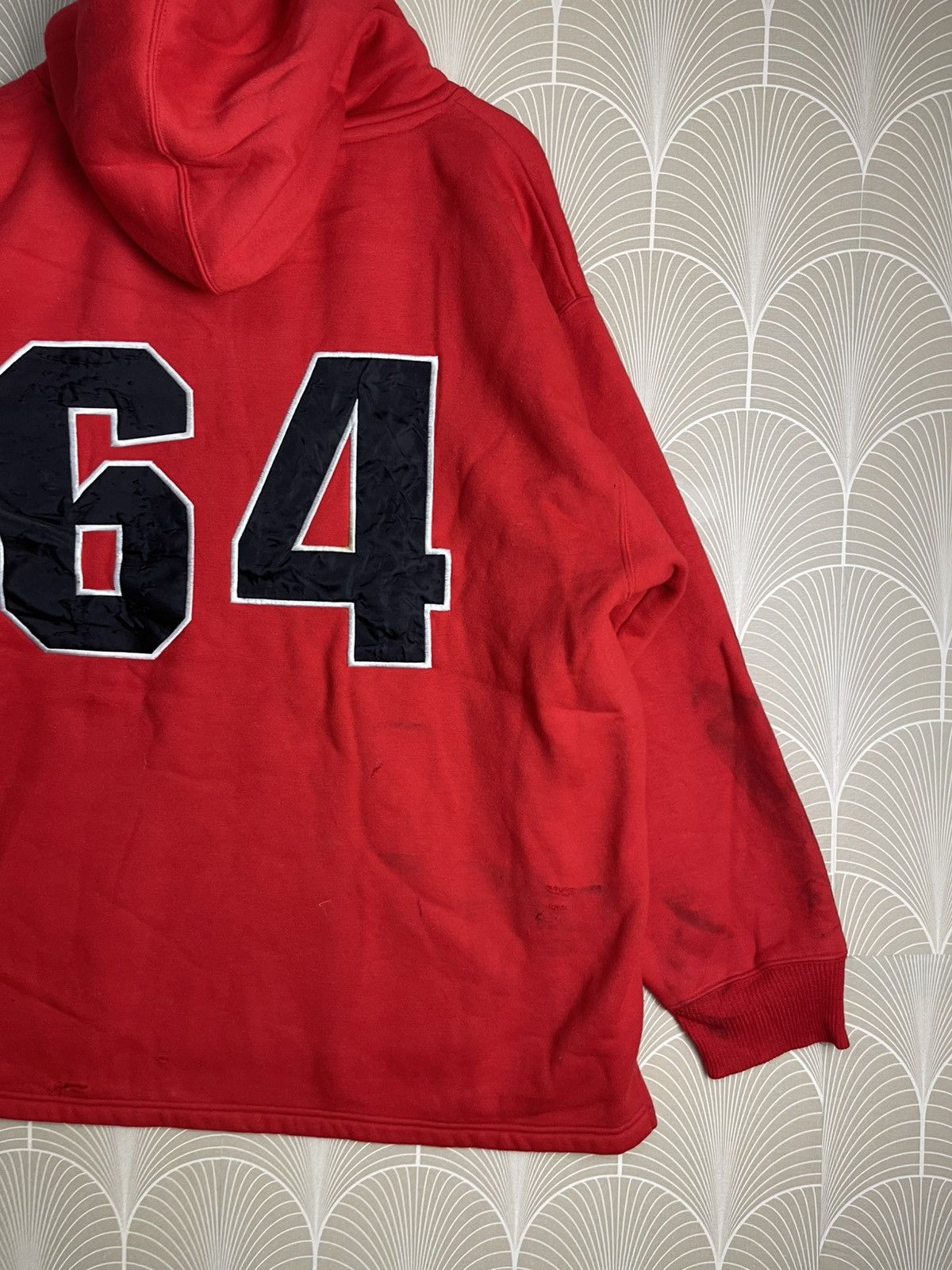 Japanese Brand × Vintage VINTAGE Y2K FB COUNTY HOODIE RED COLOUR Size US L / EU 52-54 / 3 - 10 Thumbnail