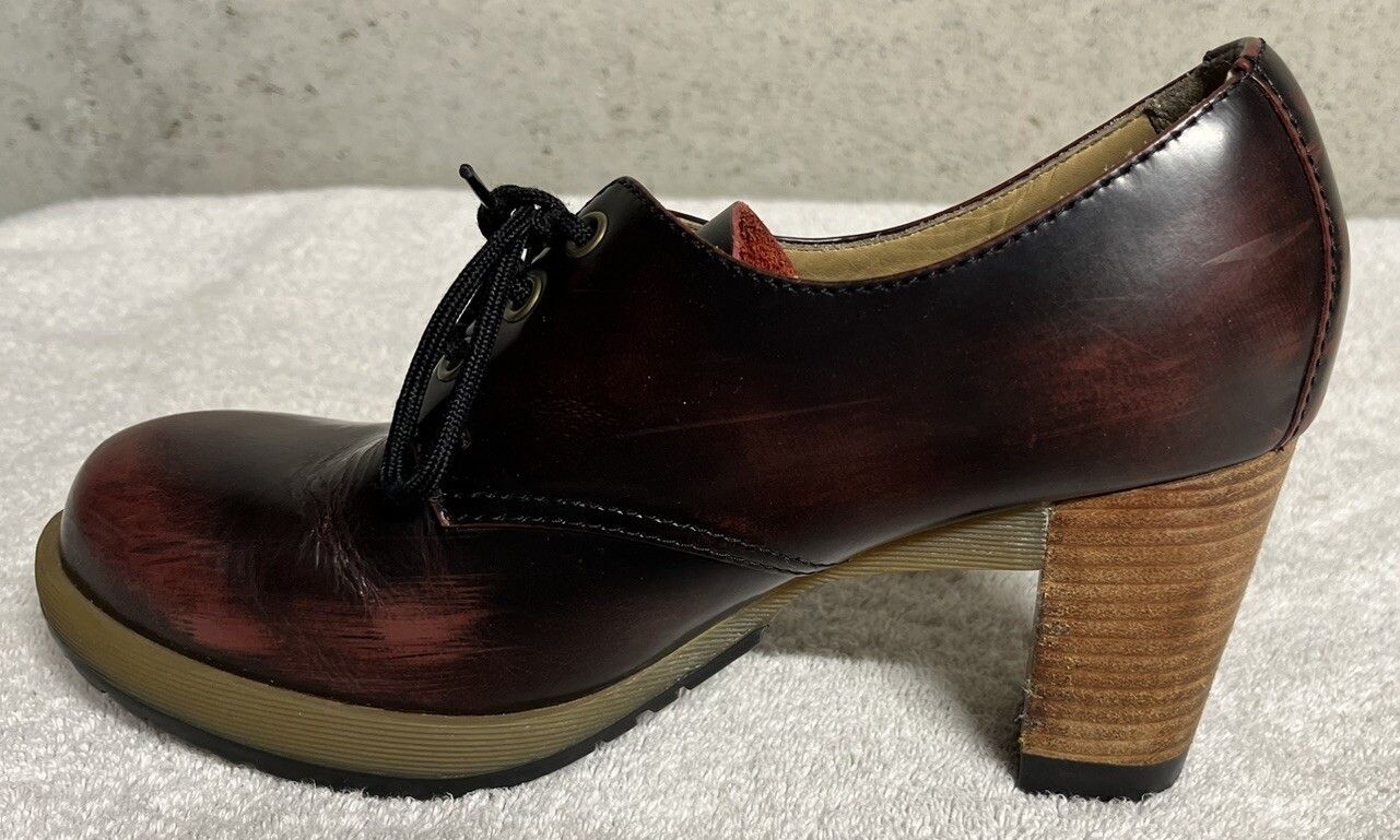 Dr. Martens Dr. Martens Danielle Heeled Booties Oxfords US 6 Oxblood Size US 6 / IT 36 - 5 Thumbnail
