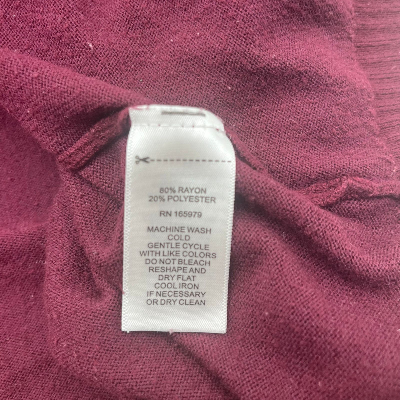 Unknown London Pullover Red Sweater, 1X, Plus Maternity Size XL / US 12-14 / IT 48-50 - 5 Thumbnail