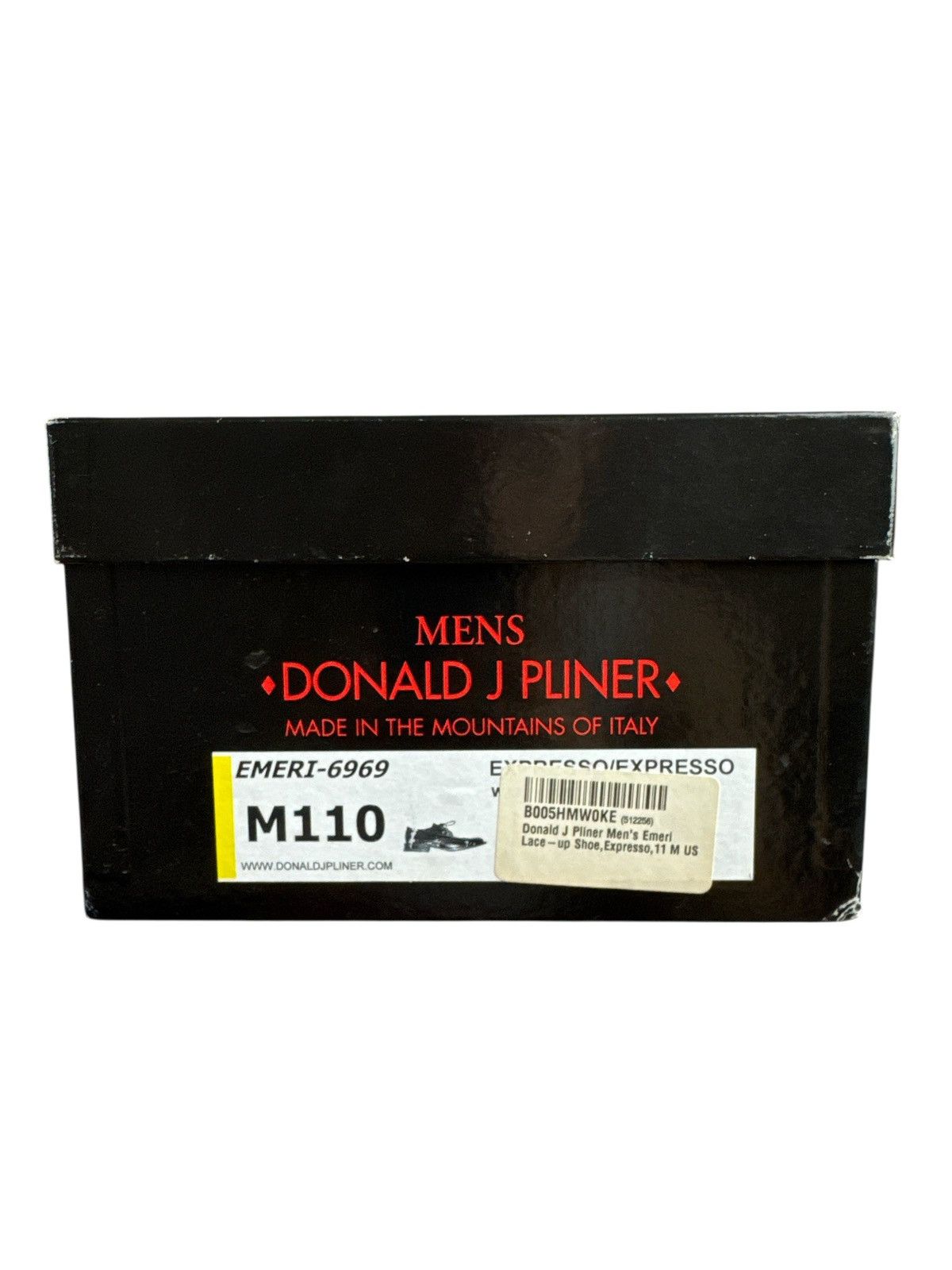 Donald Pliner Donald J Pliner Men’s Emeri Lace Up, Expresso, 11 US Size US 11 / EU 44 - 6 Thumbnail