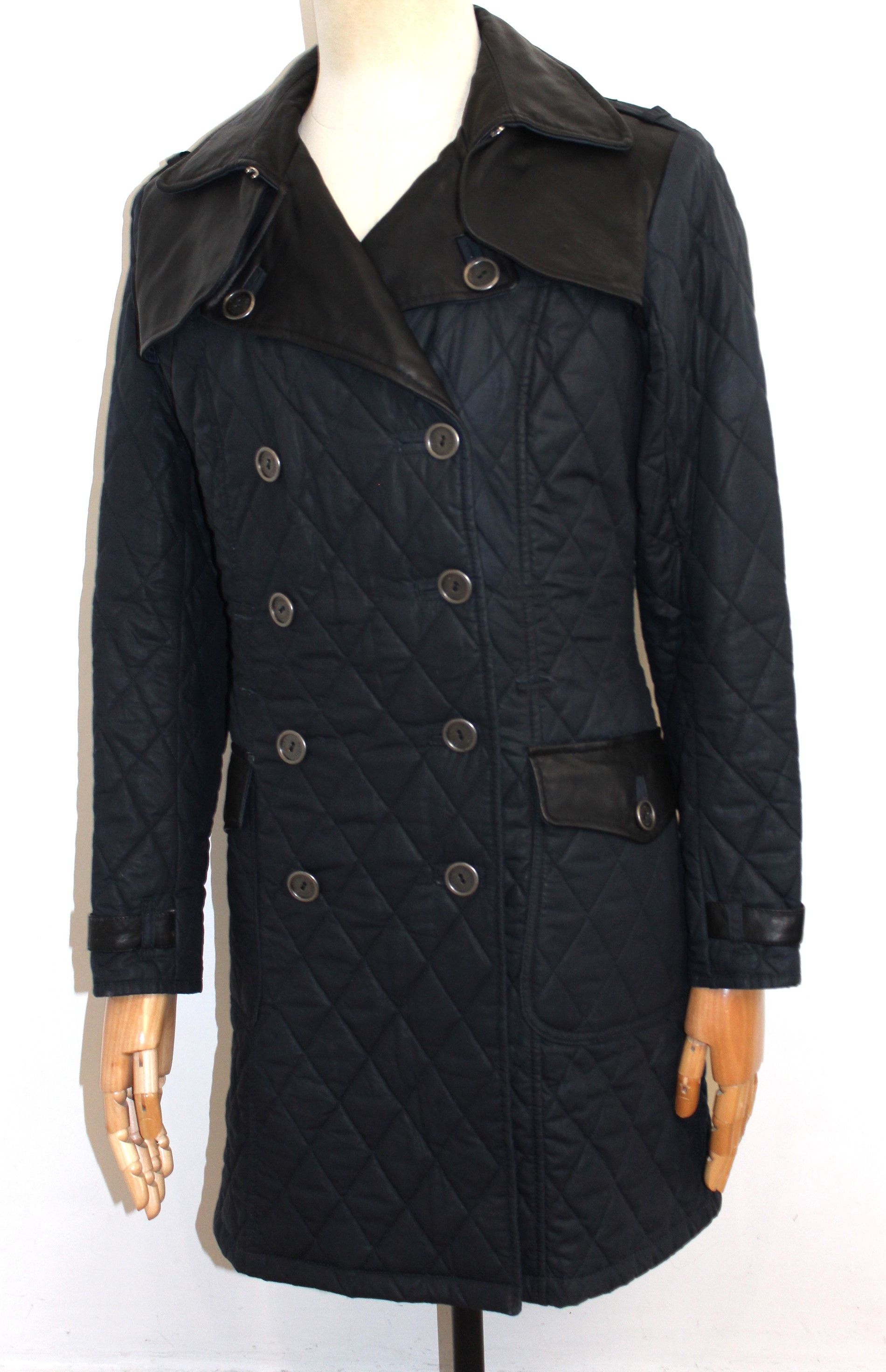 Barbour Women's BARBOUR Major Trench Wax Jacket Size 14 Size L / US 10 / IT 46 - 2 Thumbnail
