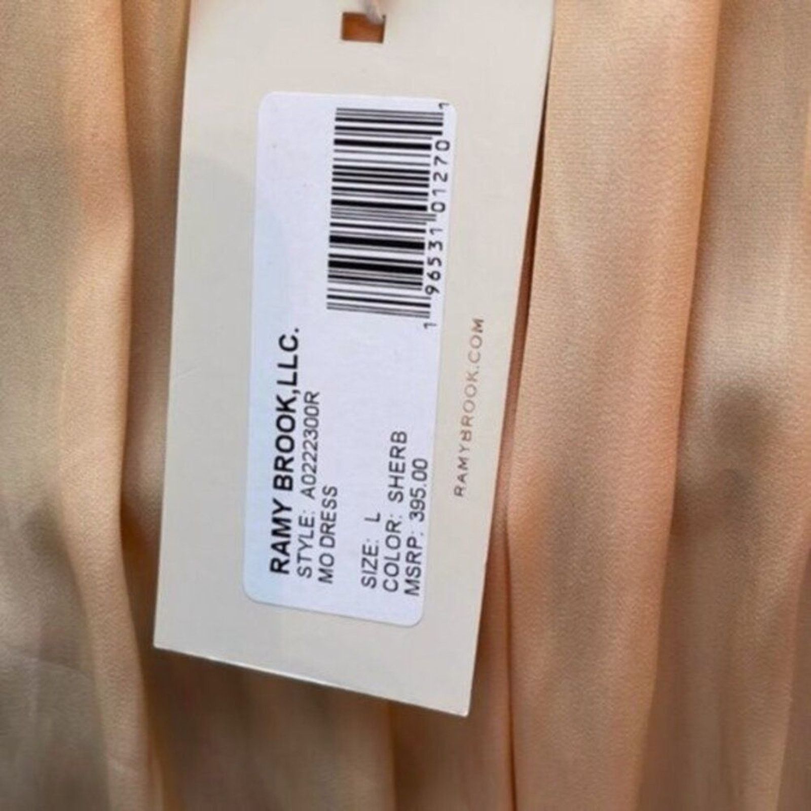 Ramy Brook Ramy Brook Kiara Smocked Mini Dress tangerine L Size L / US 10 / IT 46 - 6 Thumbnail