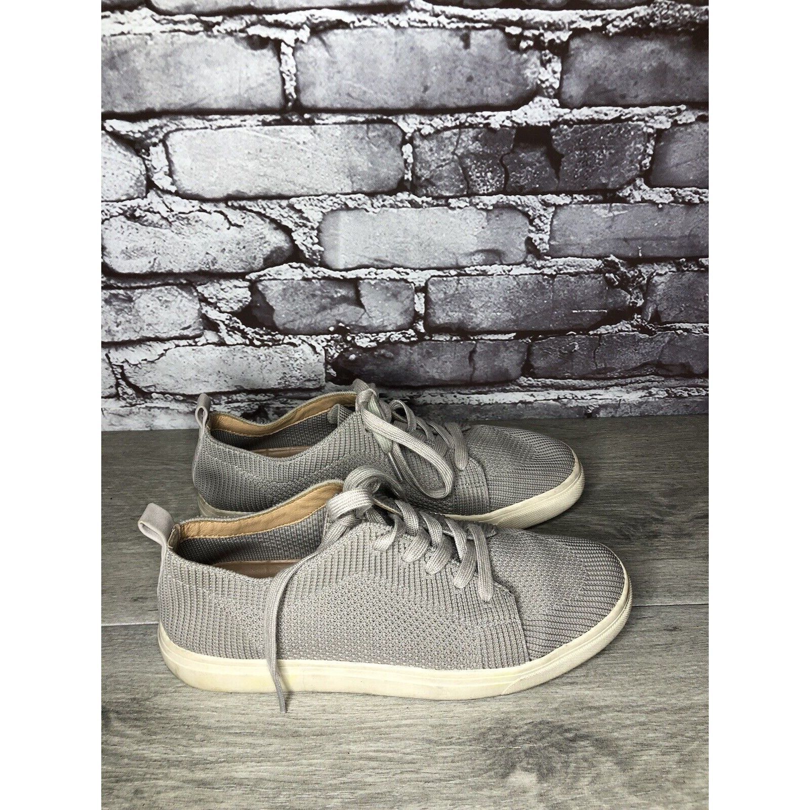Lucky Brand Lucky Brand Laddix Slip On Gray Ribbed Casual Sneakers Sz 9M Size US 9 / IT 39 - 12 Thumbnail
