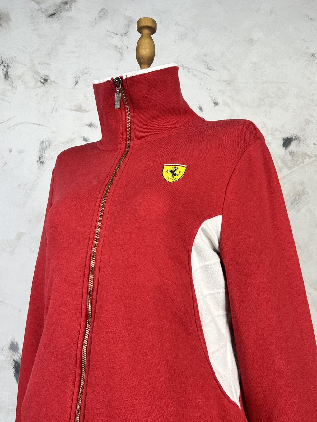 Ferrari Vintage Ferrari Zip Track Jacket Size M - L Size L / US 10 / IT 46 - 2 Thumbnail