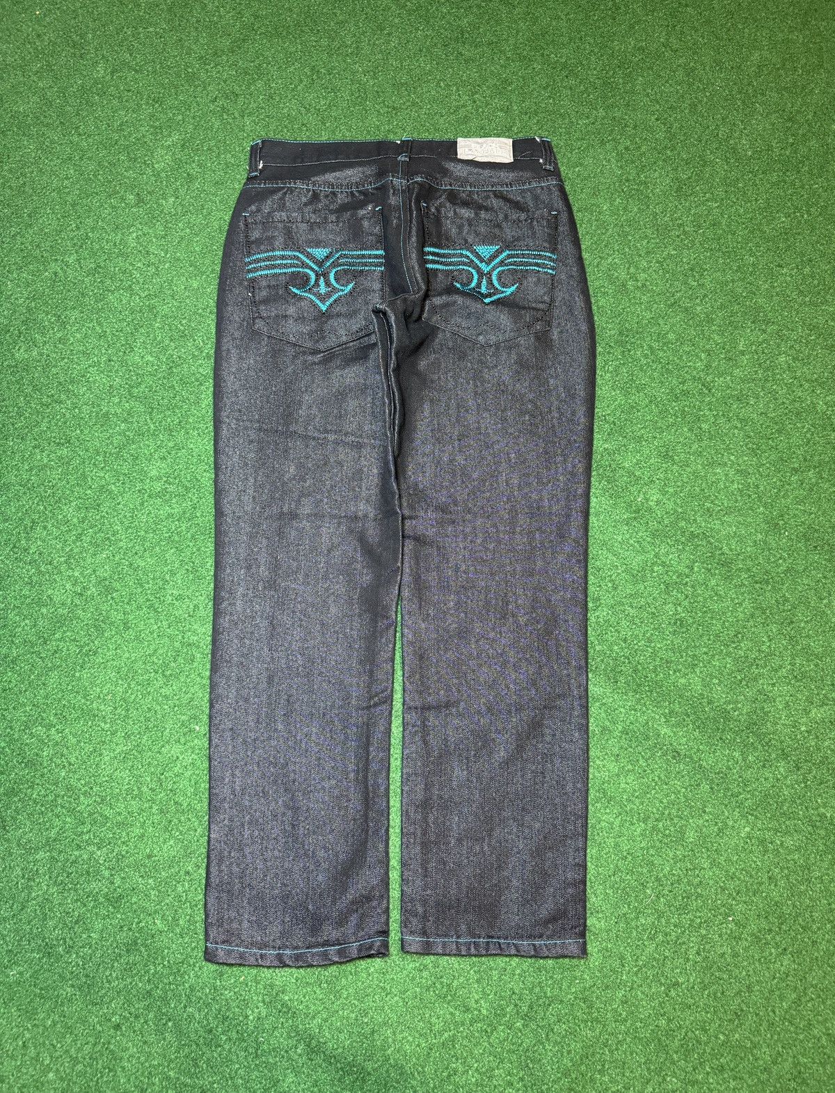 Southpole Y2K Baggy Wide Leg Embroidered Southpole Hip Hop Jeans Size US 36 / EU 52 - 1 Thumbnail