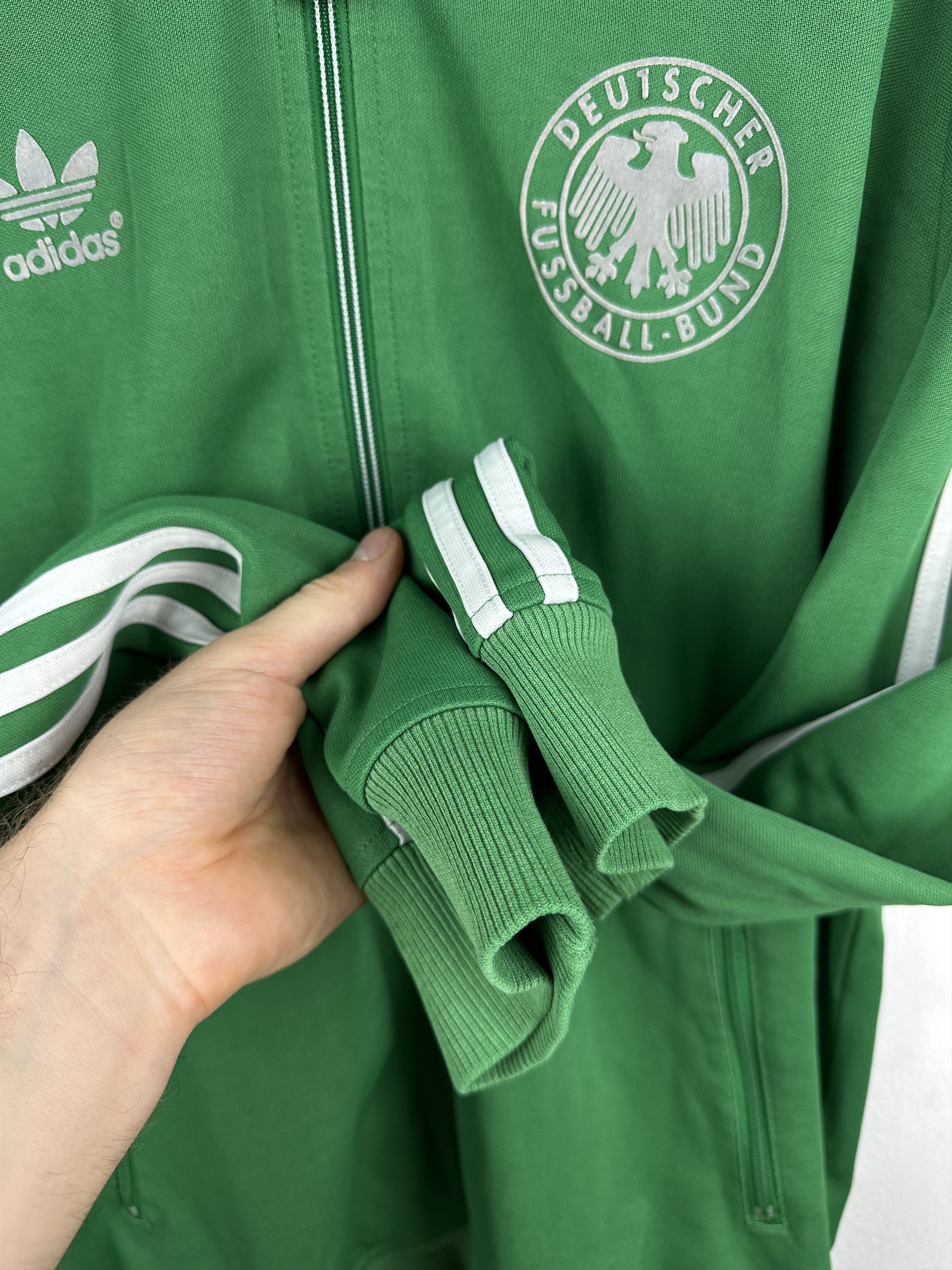 Adidas Adidas Germany Football Jacket Track Top Retro Rare Soccer Size US L / EU 52-54 / 3 - 9 Thumbnail