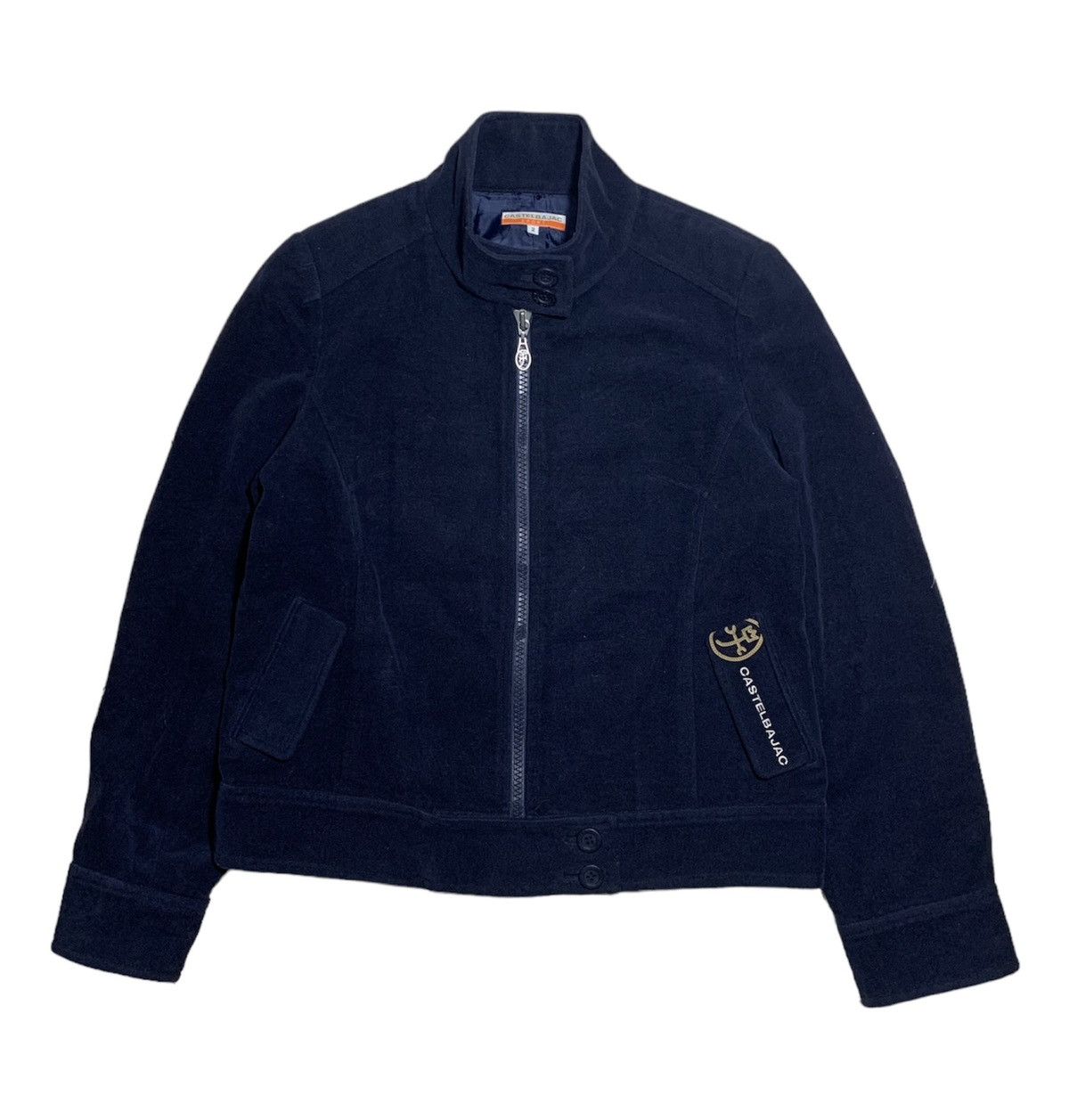 image of Jean Charles De Castelbajac Castelbajac Sport Cord Jacket in Navy, Women's (Size XS)