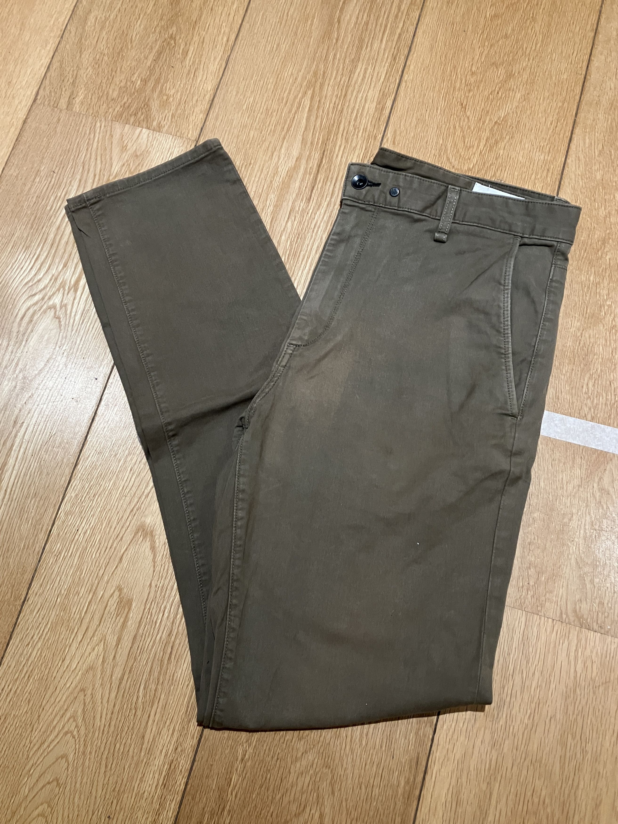 Rag & Bone Rag & Bone Army Khaki Chino Pants Size US 34 / EU 50 - 1 Thumbnail
