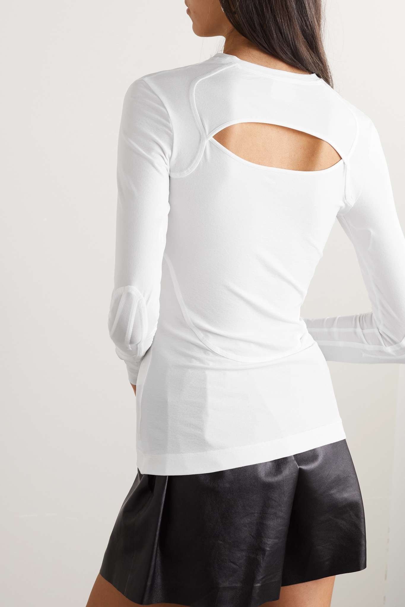 Givenchy o1y0925 Crewneck T-Shirt in White Size S / US 4 / IT 40 - 3 Thumbnail