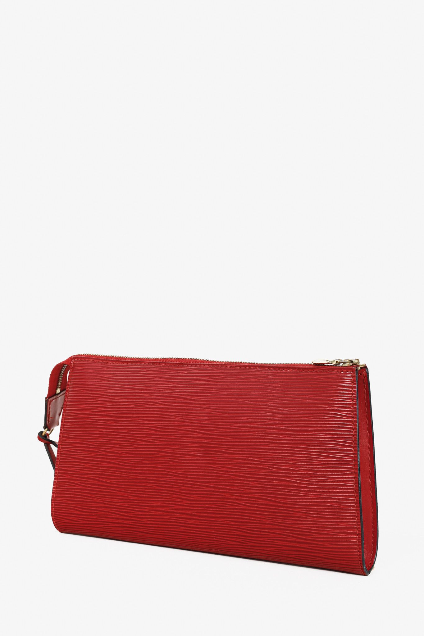 Louis Vuitton Louis Vuitton Epi Castillan Red Pochette Accessoires Bag Size ONE SIZE - 3 Thumbnail