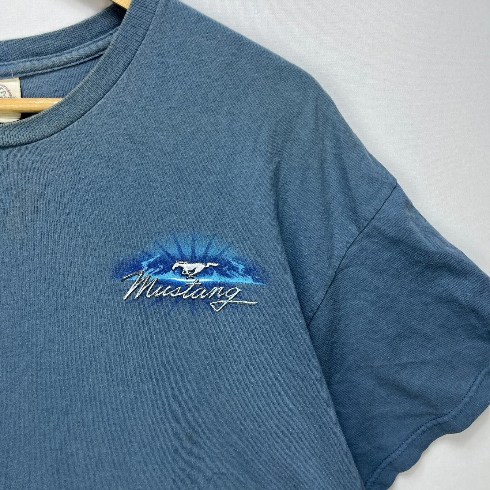 Vintage Vintage Y2K Ford Mustang Car T-Shirt 2XL Size US XL / EU 56 / 4 - 6 Thumbnail