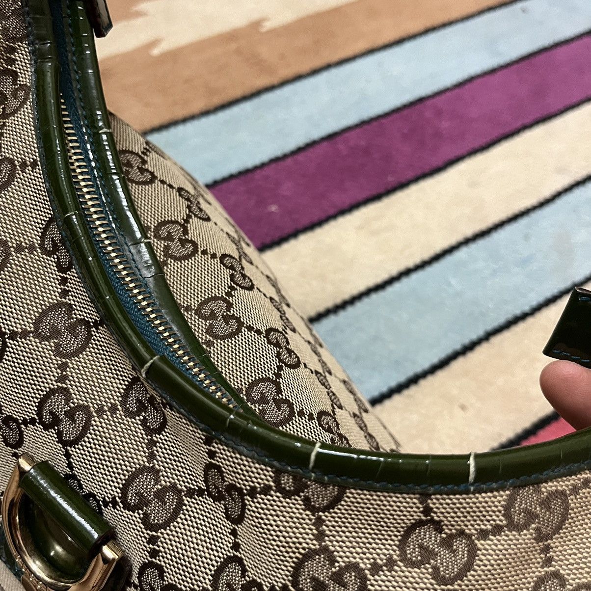 Gucci Authentic Vintage Gucci Brown GG Canvas Abbey Shoulder Bag Size ONE SIZE - 5 Thumbnail