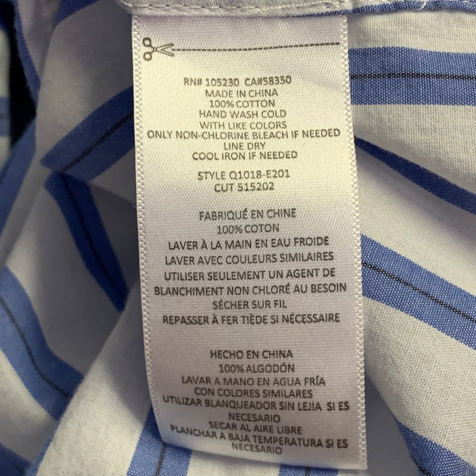Equipment EQUIPMENT Blue White Cotton Stripe Button Down Collar Shirt Size L / US 10 / IT 46 - 7 Thumbnail
