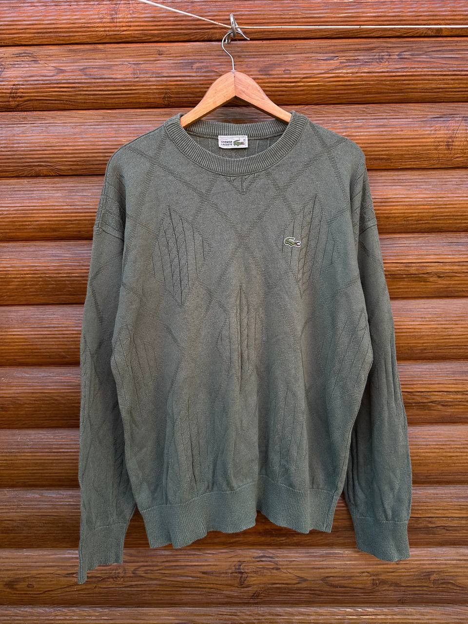 Lacoste Vintage Lacoste Chemise Knit Sweater Size US XL / EU 56 / 4 - 1 Thumbnail