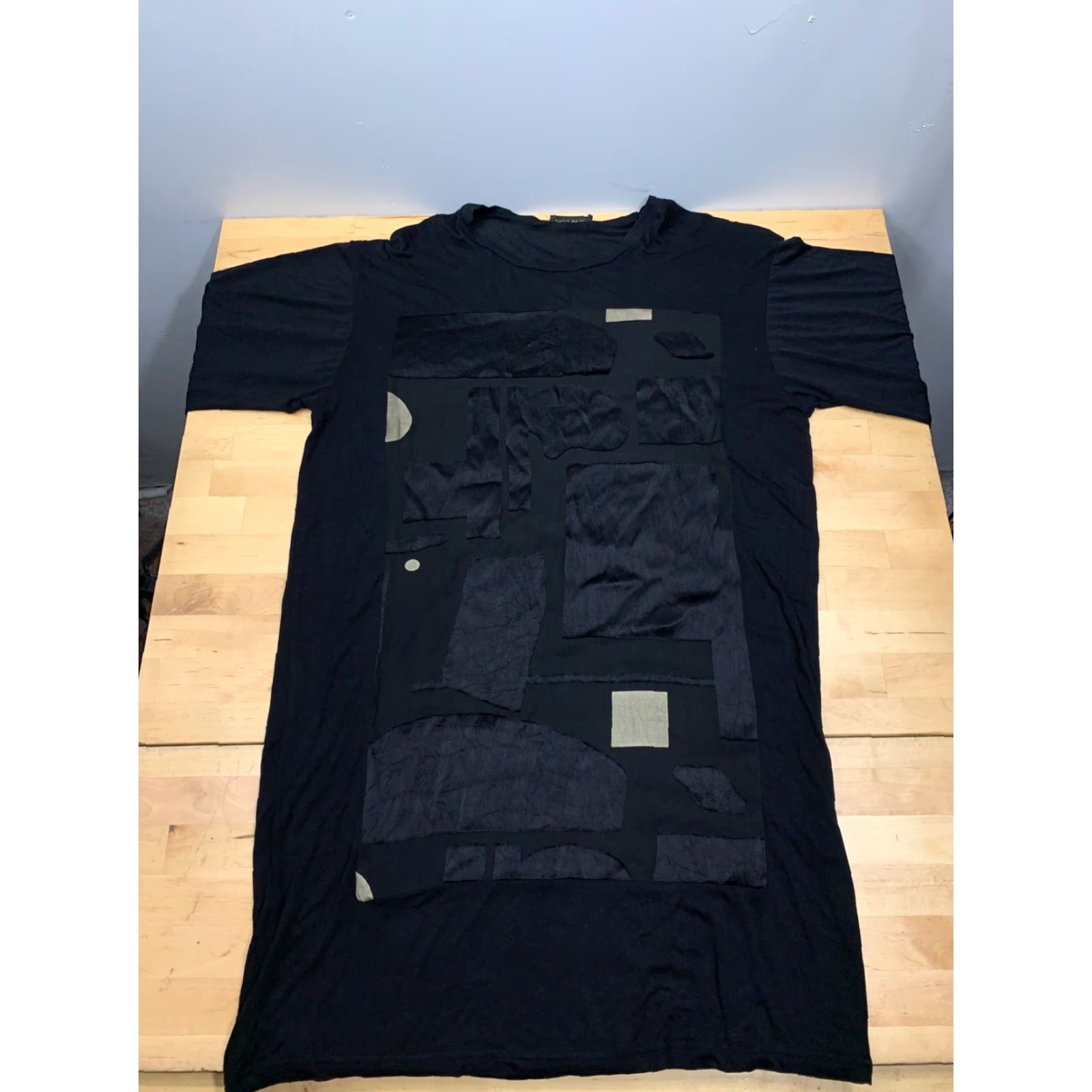 Stine Goya Stine Goya Womens T-Shirt Dress M/L Black Abstract Design Size M / US 6-8 / IT 42-44 - 2 Thumbnail