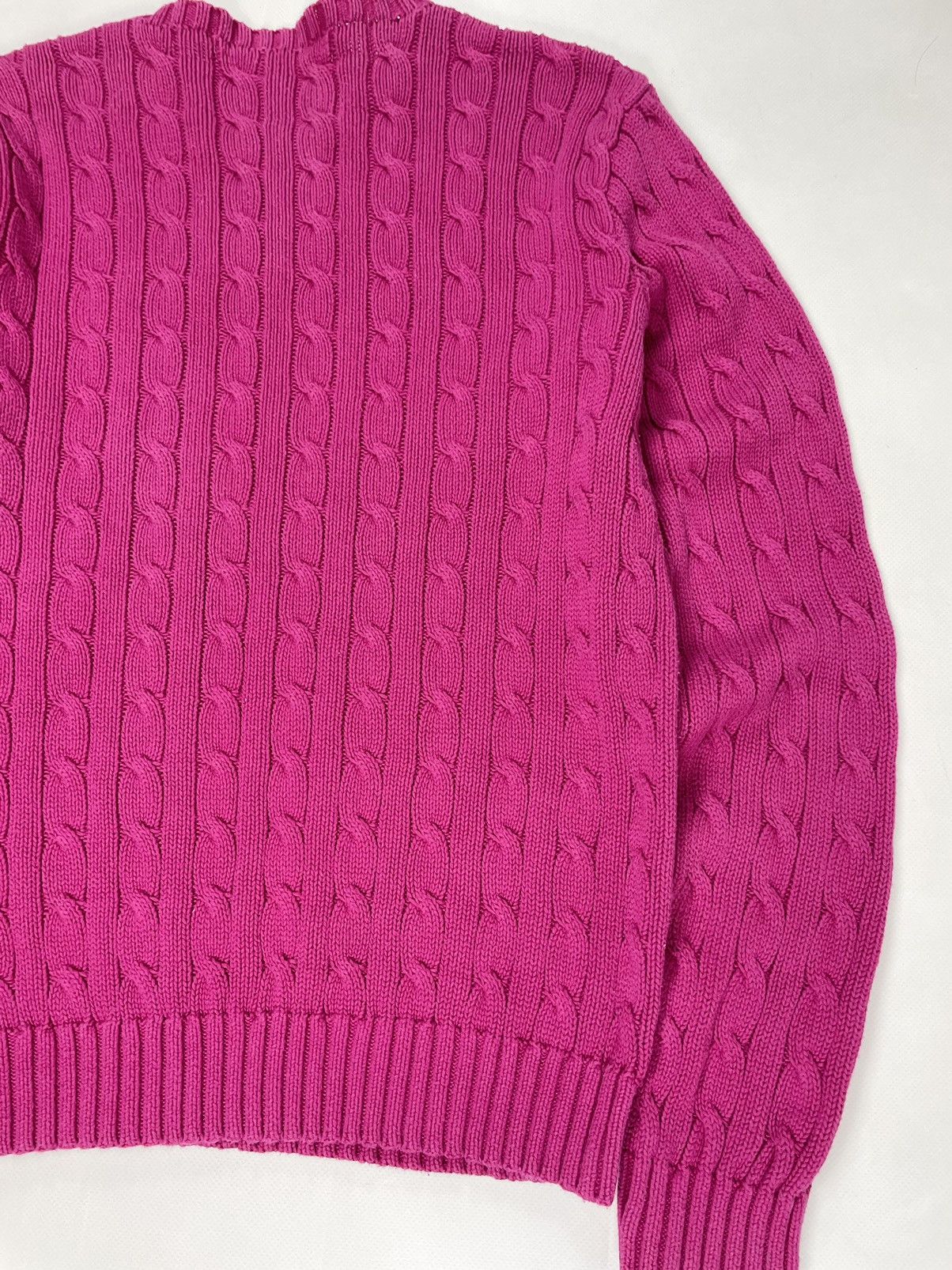 Polo Ralph Lauren Polo by Ralph Lauren ( Size L ) Vintage Pink Knit Sweater Size L / US 10 / IT 46 - 12 Thumbnail